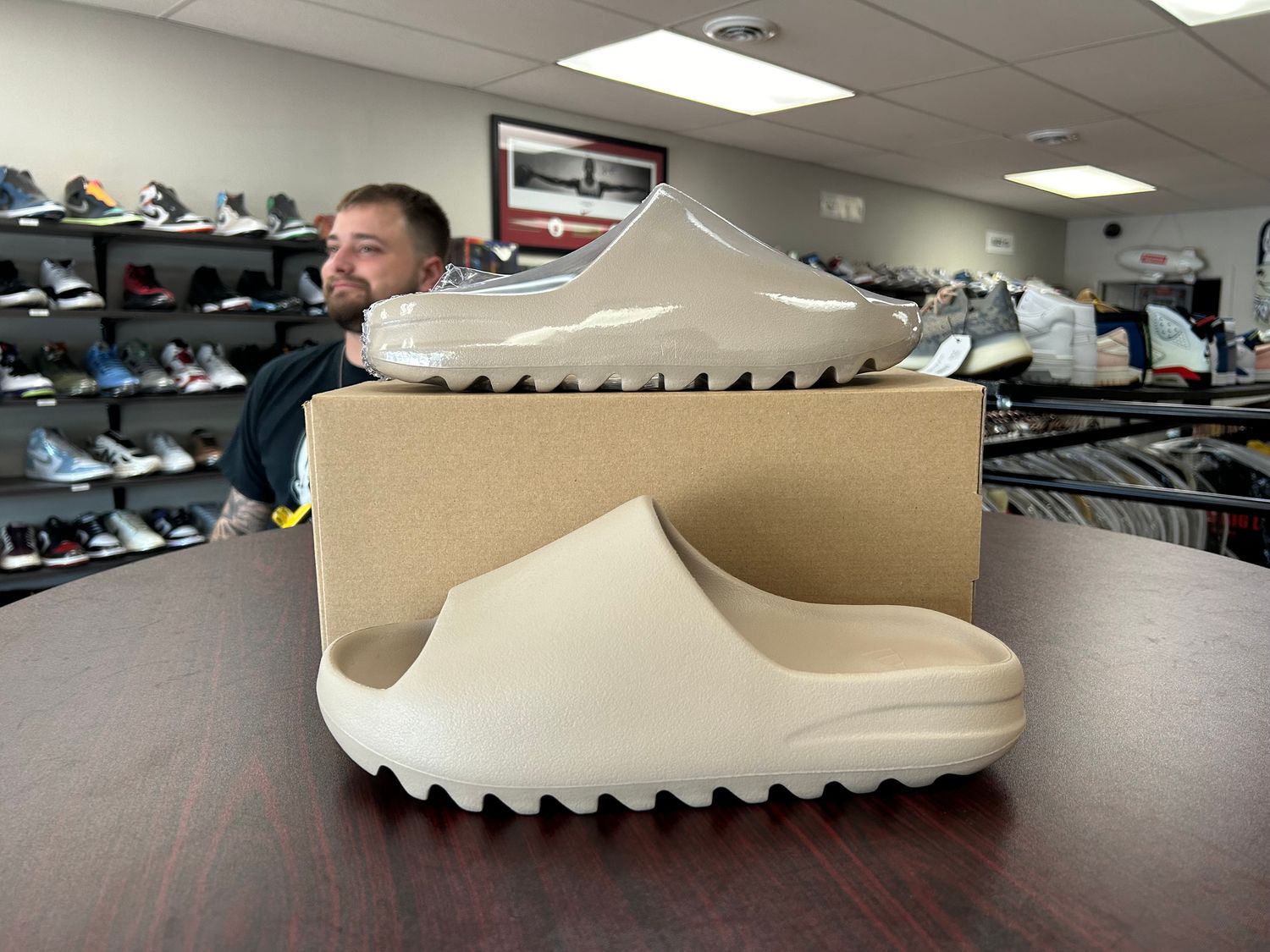 NEW ADIDAS YEEZY SLIDE PURE (RESTOCK PAIR)