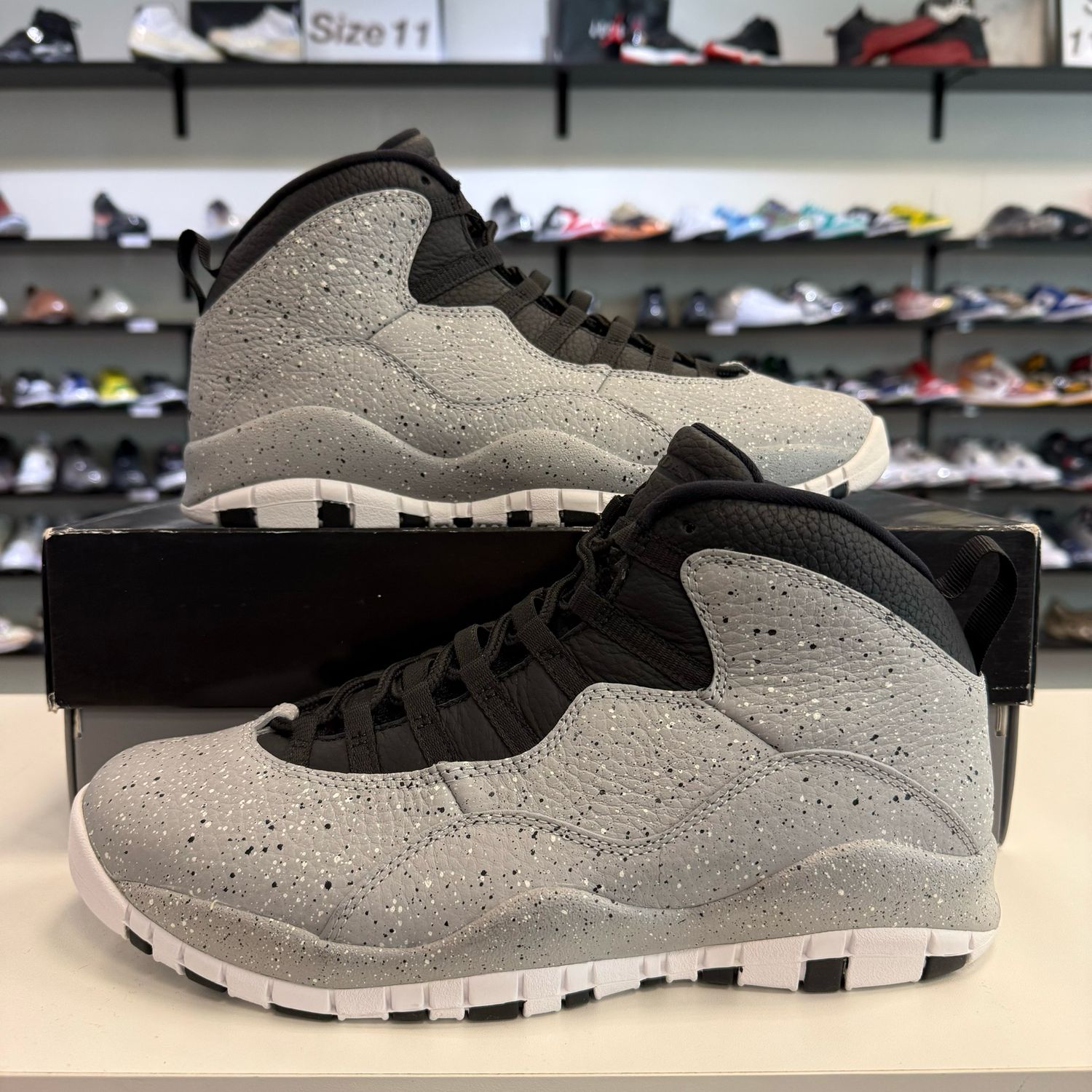 NEW AIR JORDAN 10 LIGHT SMOKE GREY
