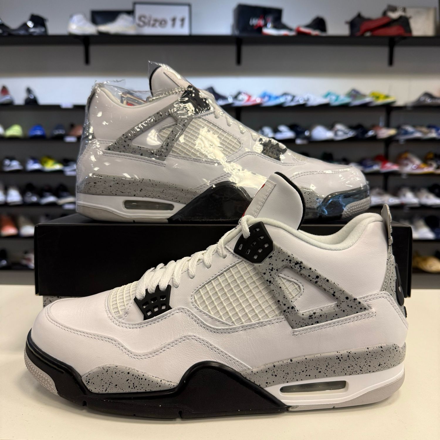 NEW AIR JORDAN 4 WHITE CEMENT 2016