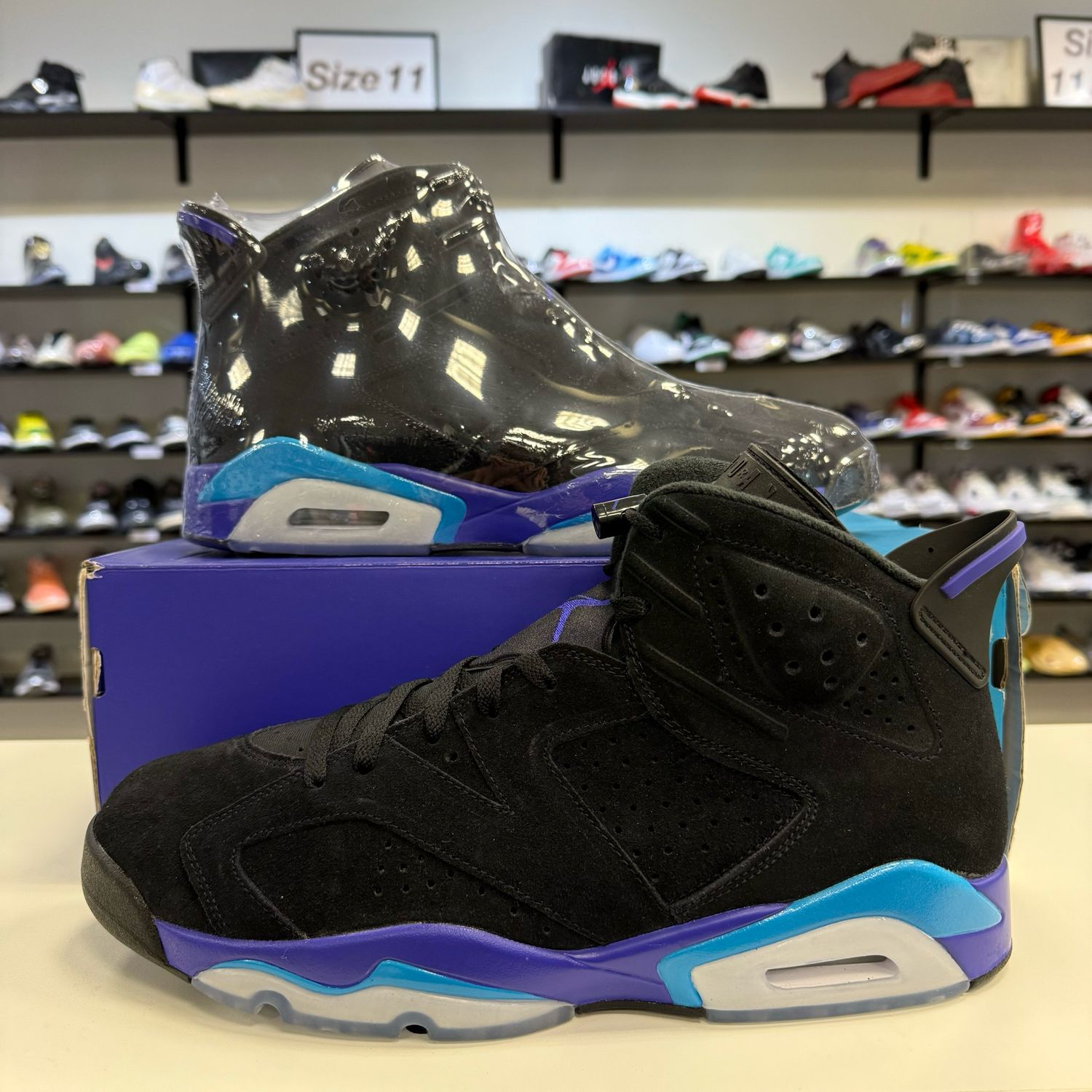 NEW AIR JORDAN 6 AQUA