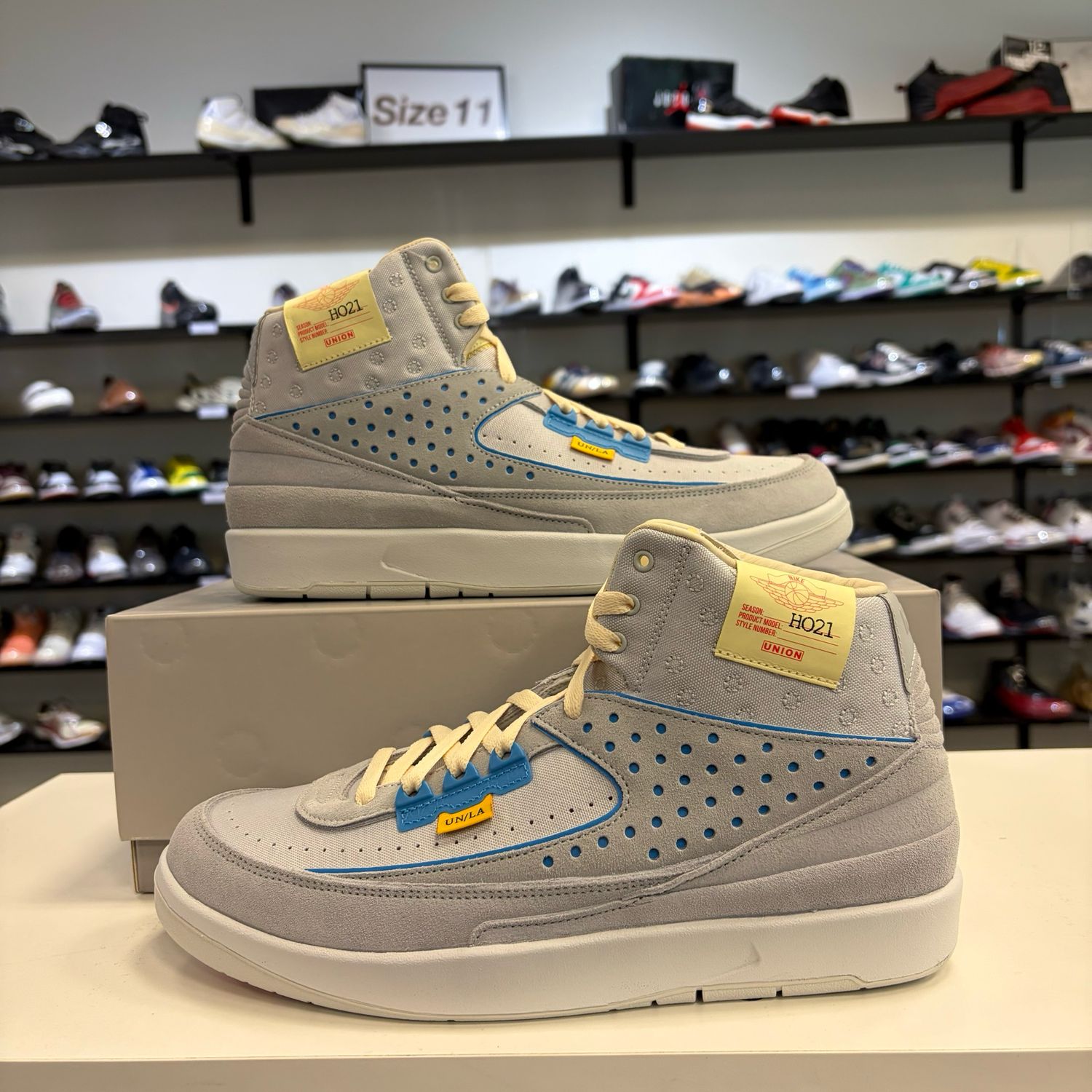 NEW AIR JORDAN 2 SP UNION GREY FOG