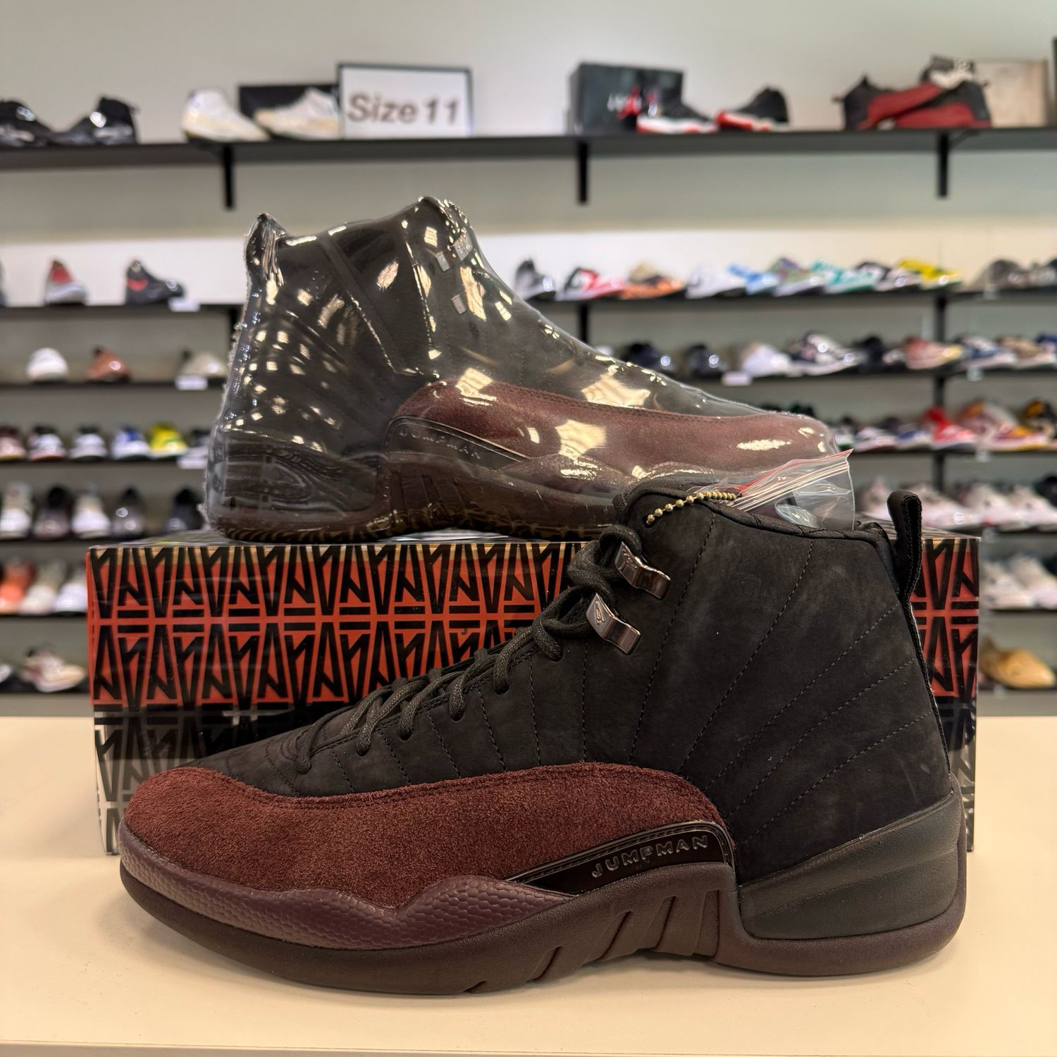 NEW AIR JORDAN 12 A MA MANIERE BLACK (W)