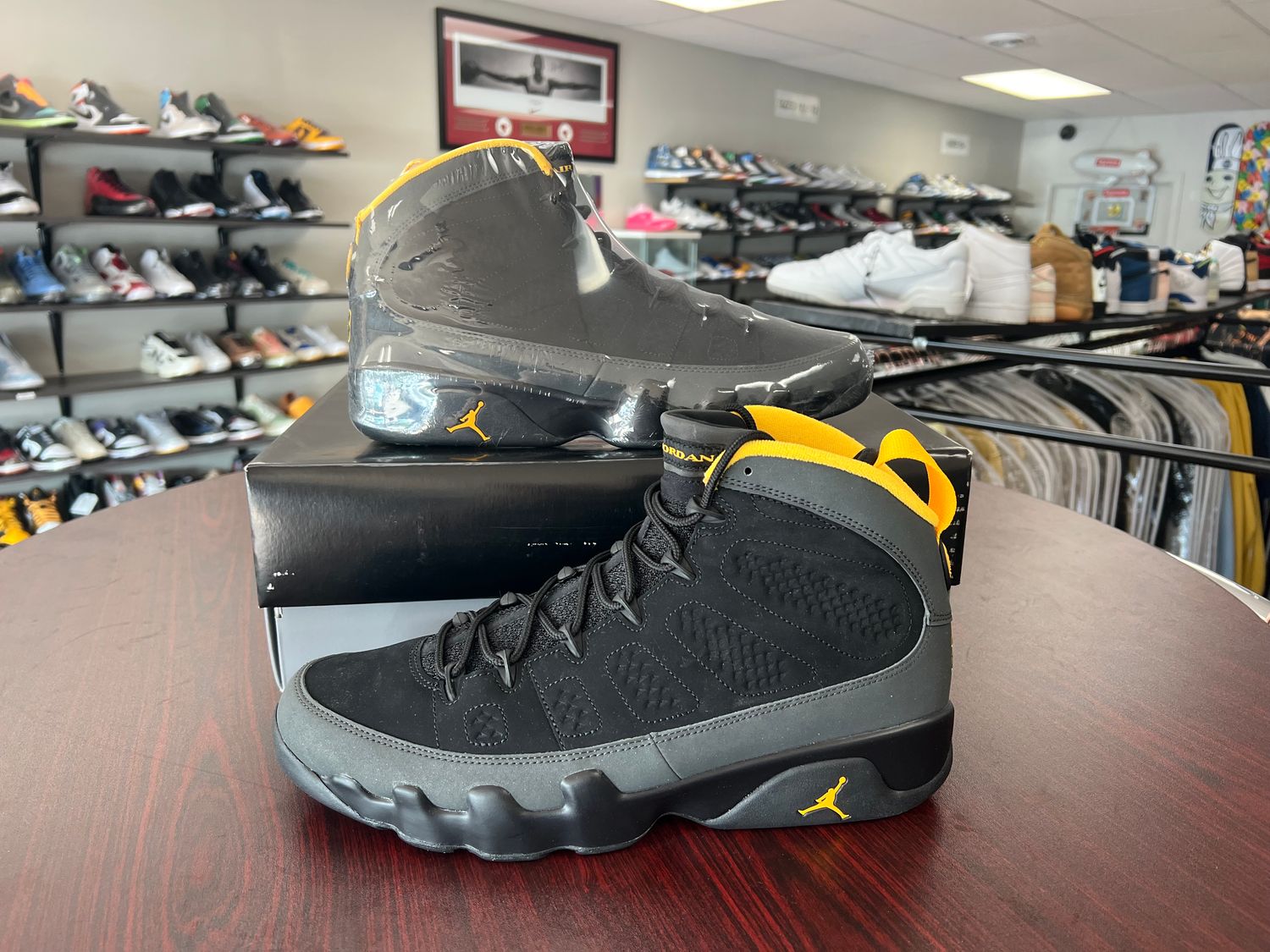 NEW AIR JORDAN 9 DARK CHARCOAL