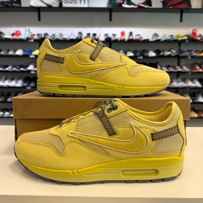 NEW NIKE AIR MAX 1 TRAVIS SCOTT CACTUS JACK SATURN GOLD