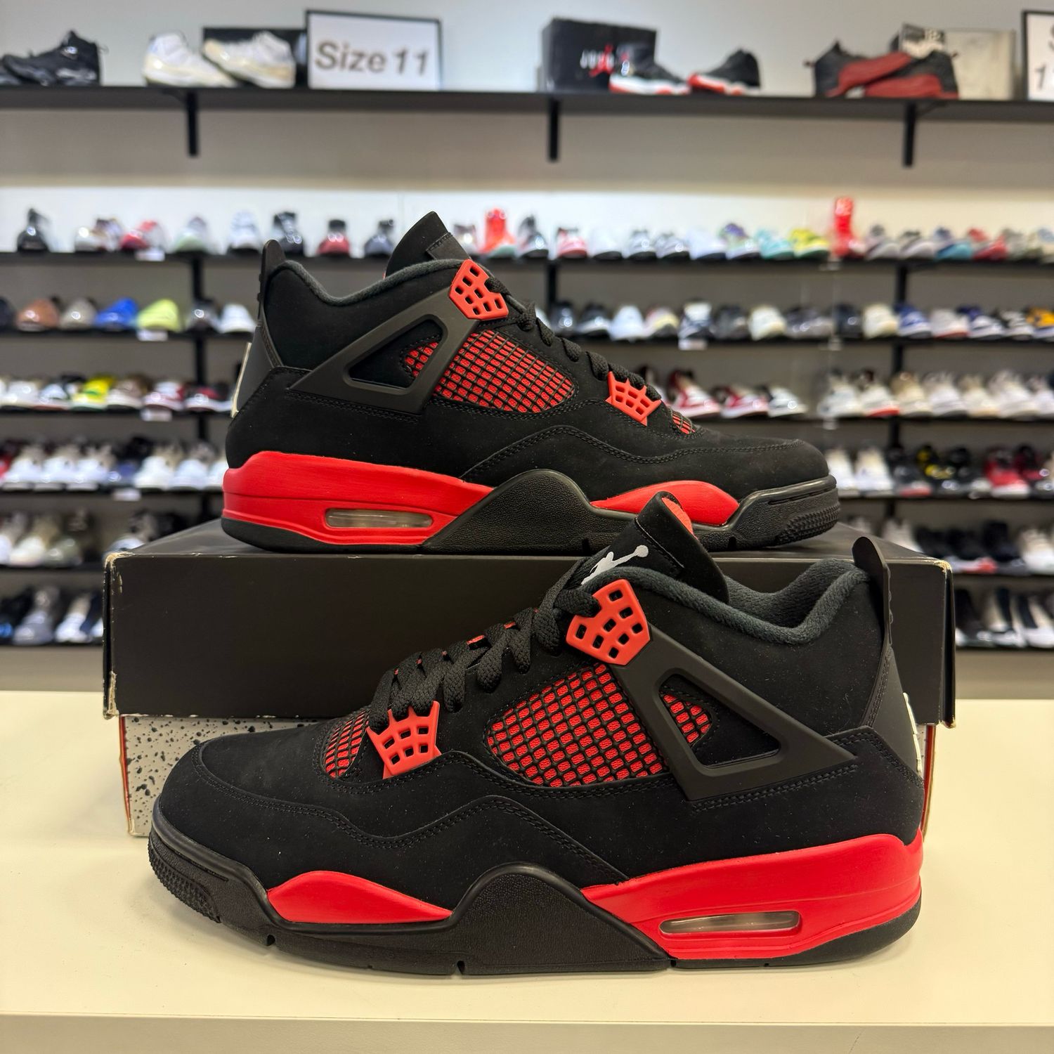 NEW AIR JORDAN 4 RED THUNDER