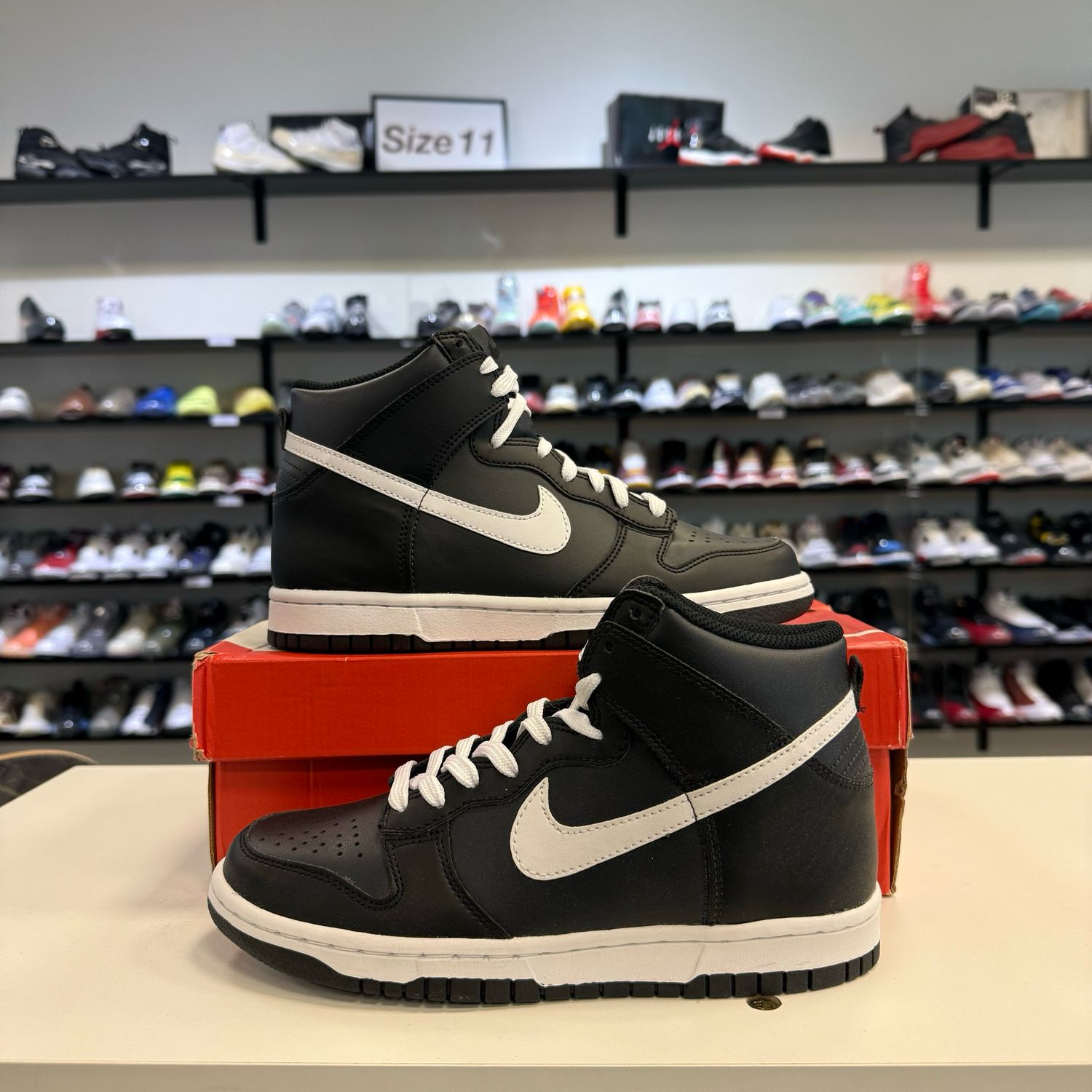 NEW NIKE DUNK HIGH ANTHRACITE WHITE (GS)