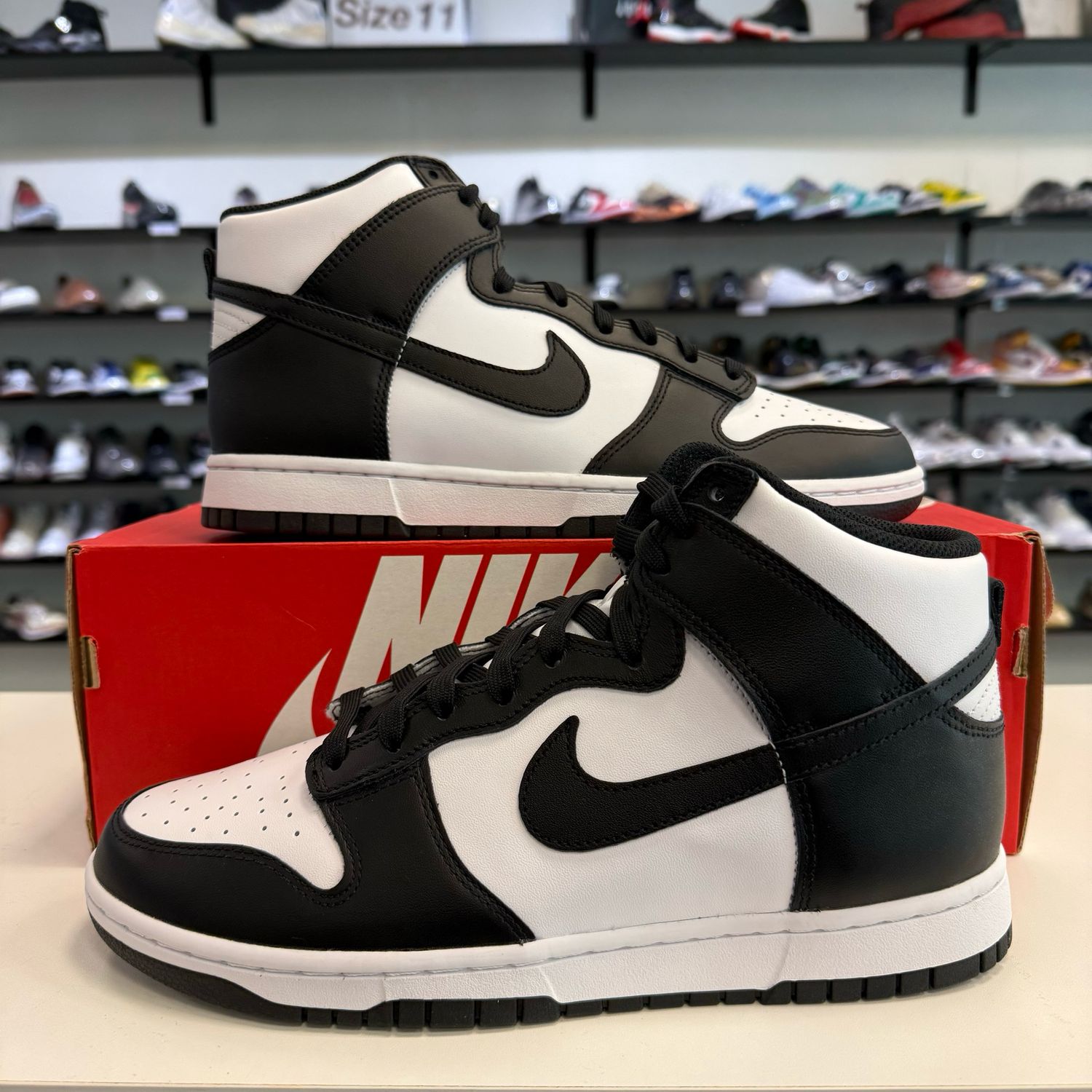 NEW NIKE DUNK HIGH BLACK WHITE PANDA (2021/2024)