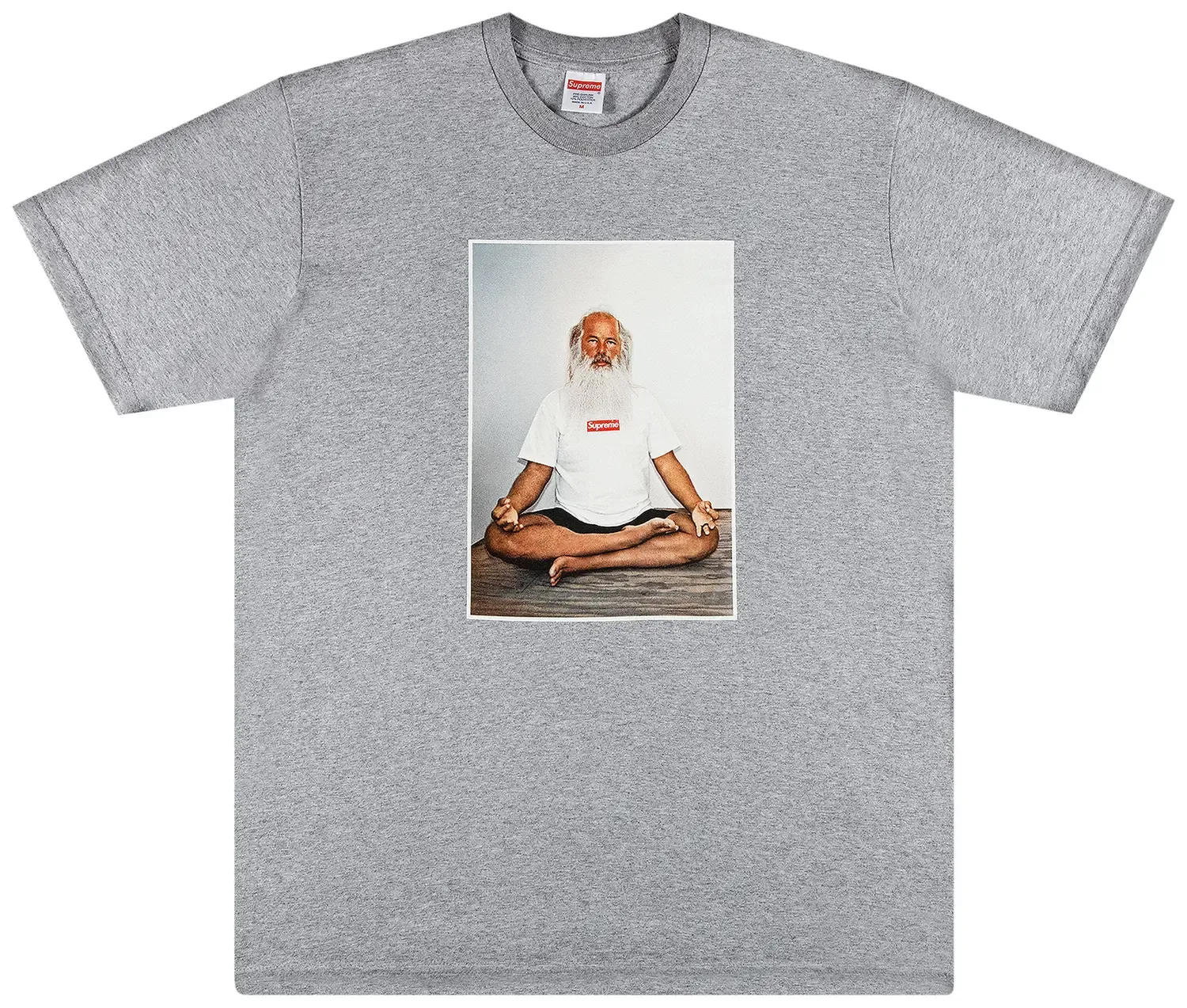 NEW SUPREME RICK RUBIN TEE HEATHER GREY