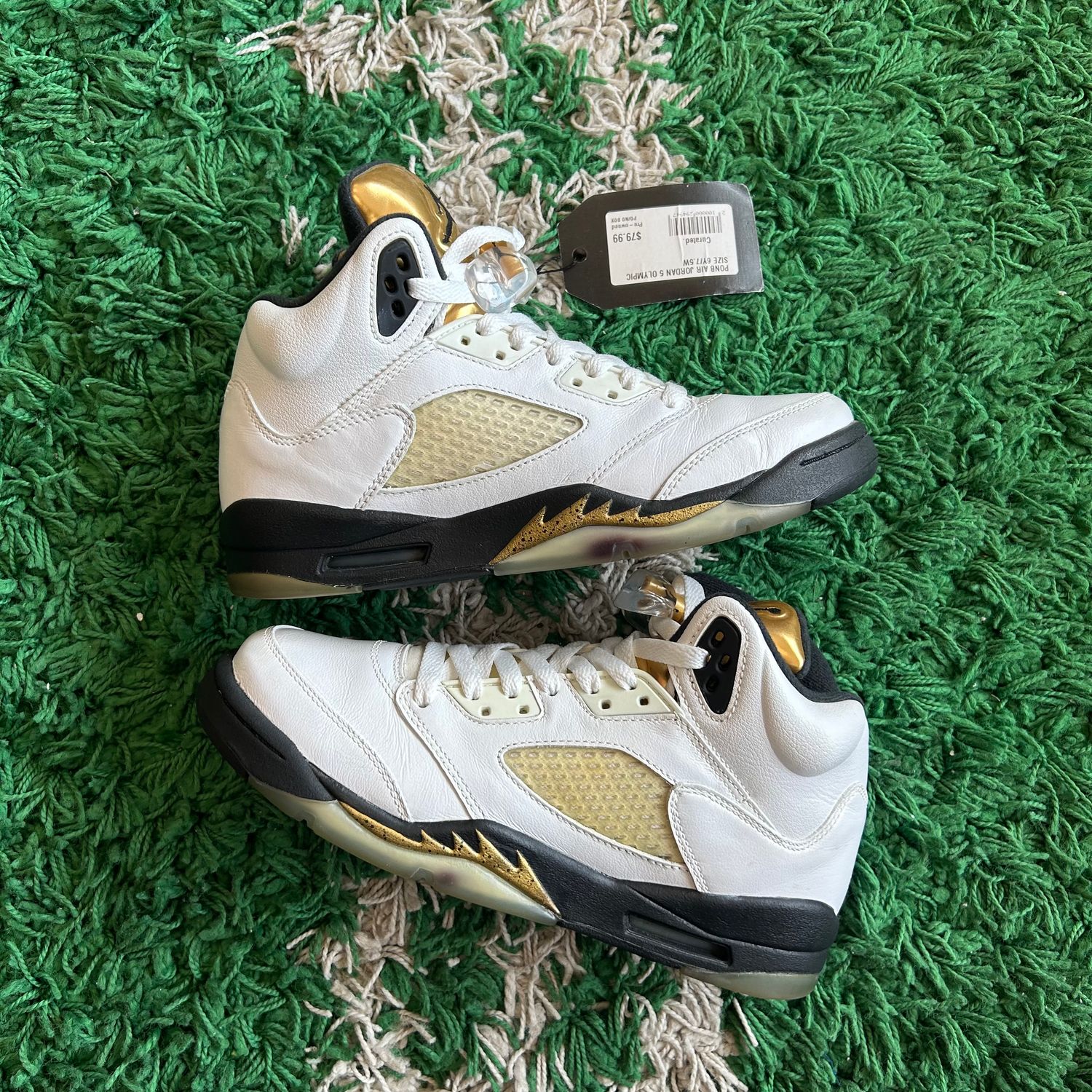 PONB AIR JORDAN 5 OLYMPIC SX SIZE 6Y/7.5W