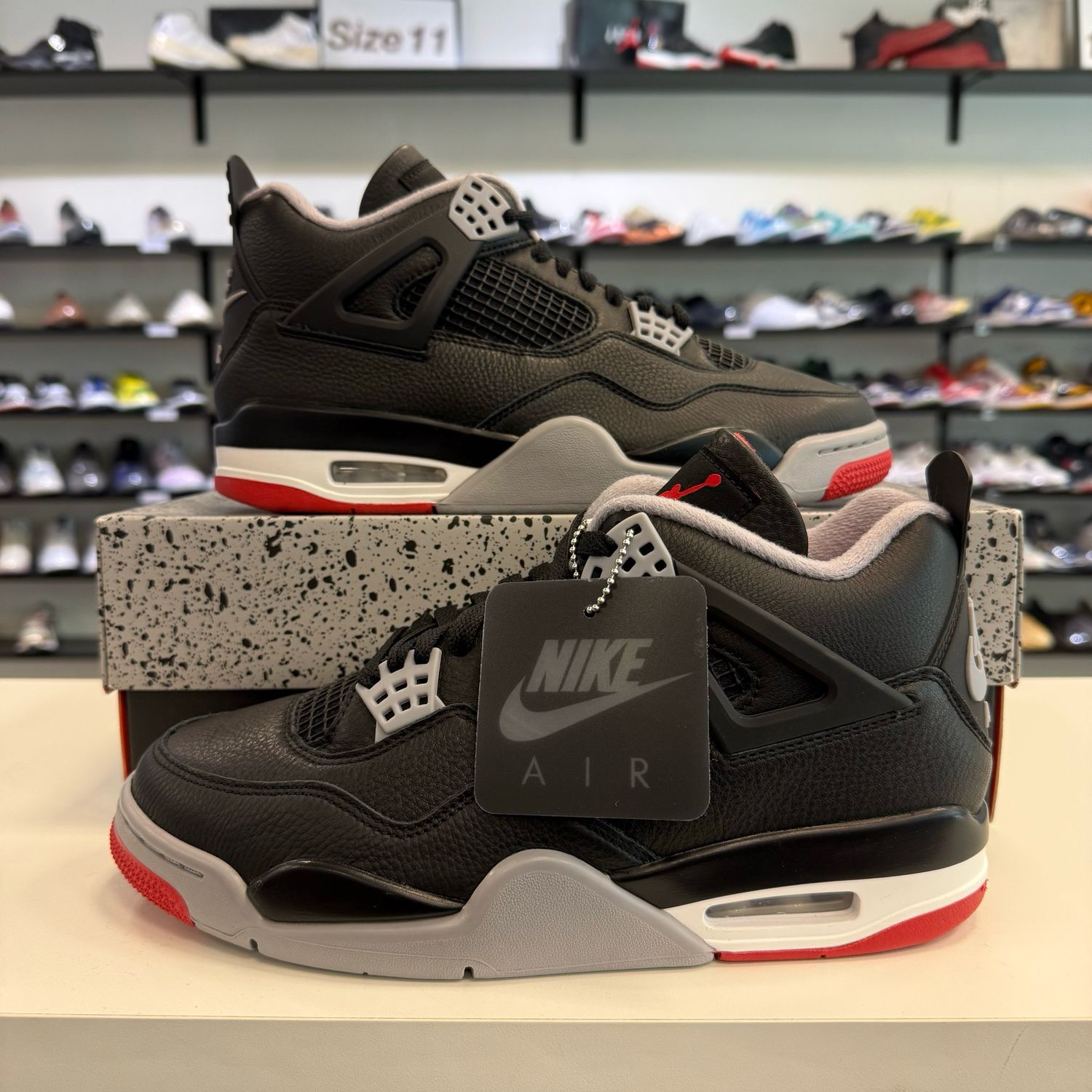 NEW AIR JORDAN 4 BRED REIMAGINED