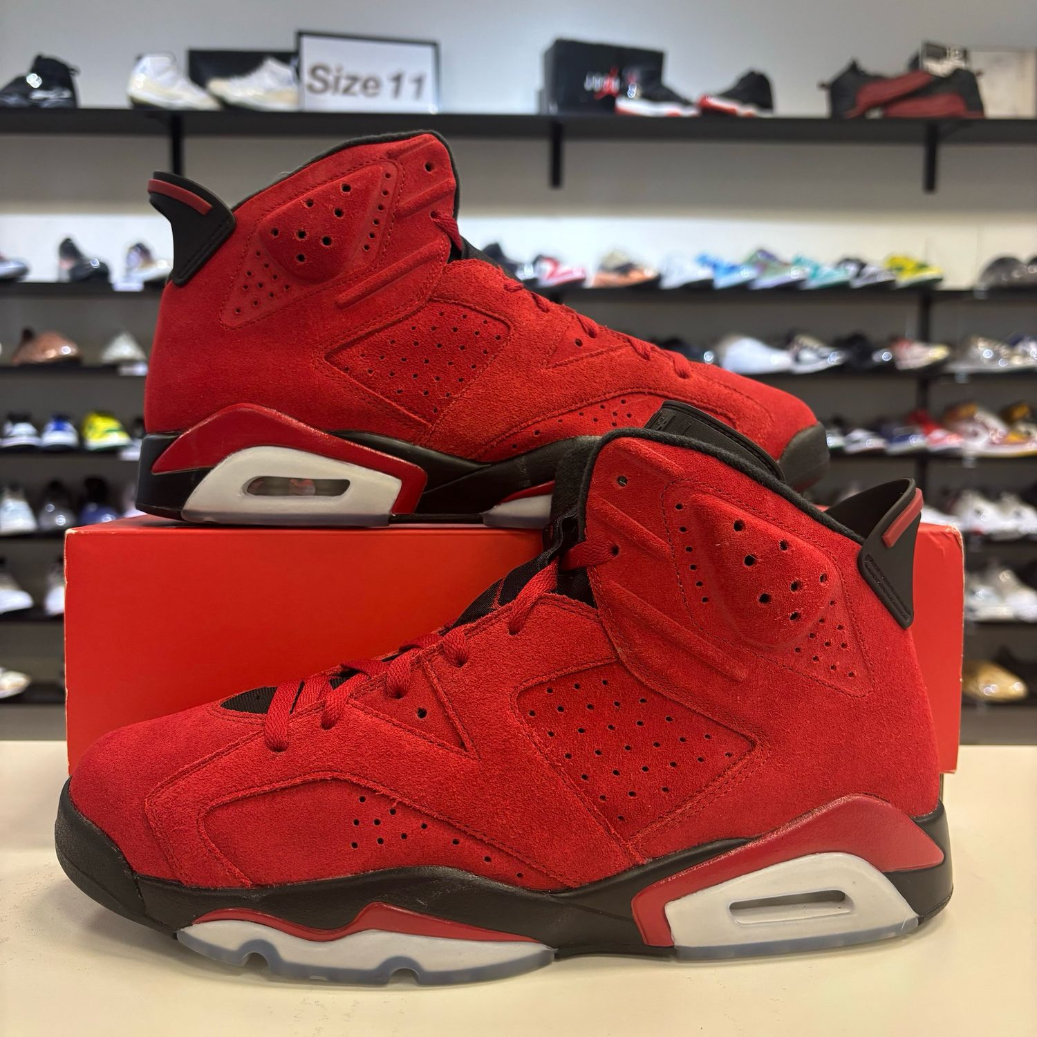 PO2 AIR JORDAN 6 TORO BRAVO SIZE 12