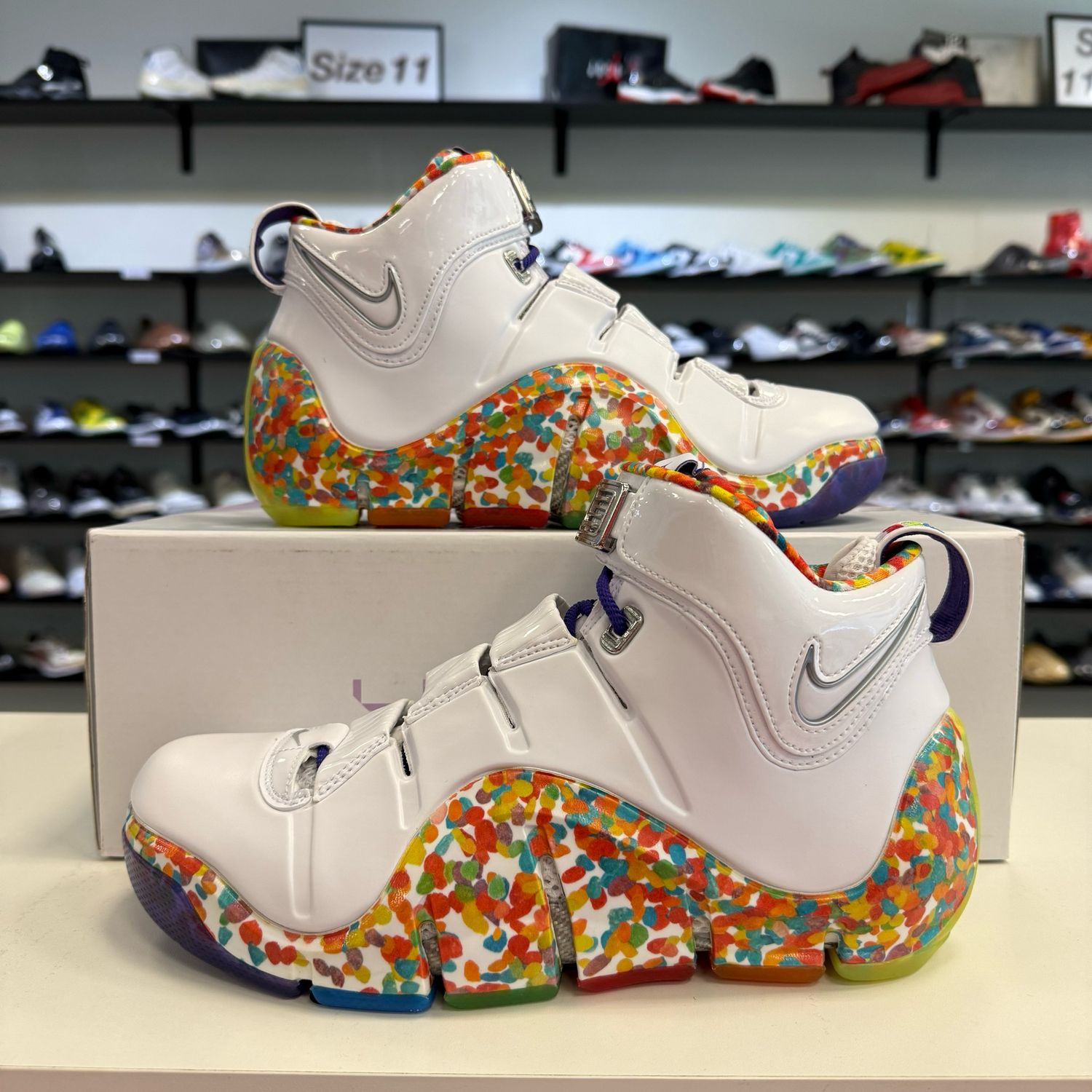 NEW NIKE LEBRON 4 FRUITY PEBBLES
