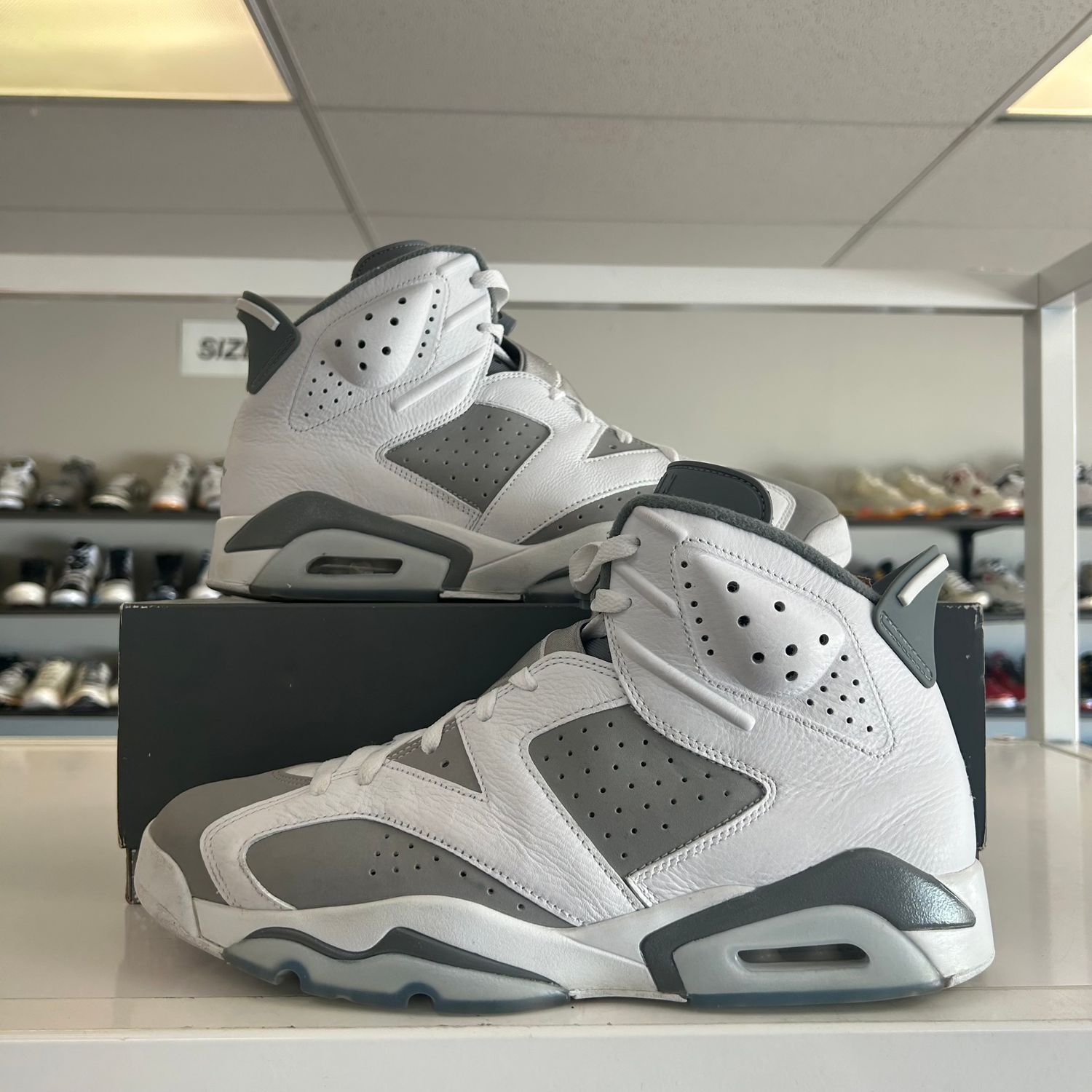 PO2 AIR JORDAN 6 COOL GREY (SX) SIZE 12