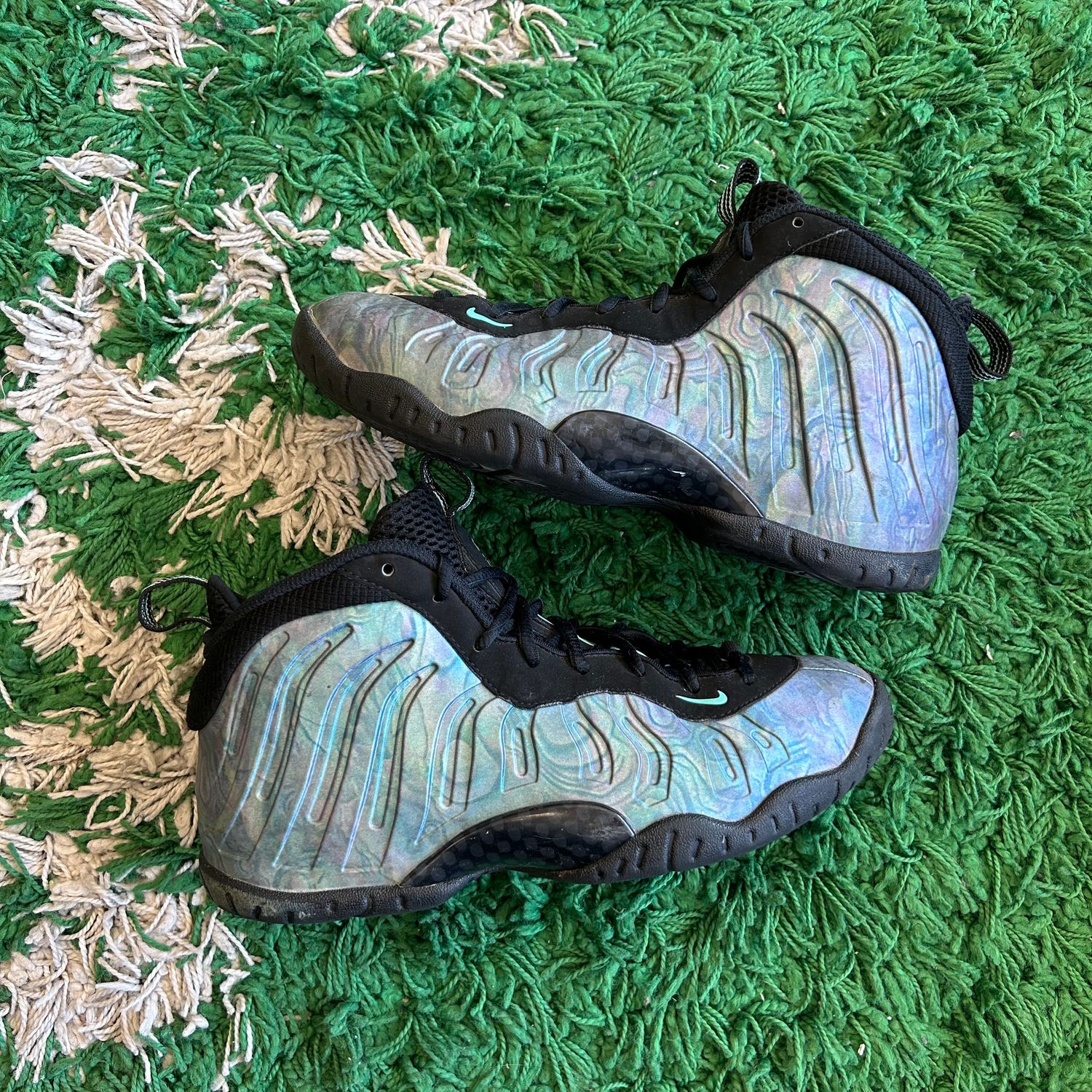 PONB NIKE AIR FOAMPOSITE ONE ABALONE (SX) SIZE 7Y