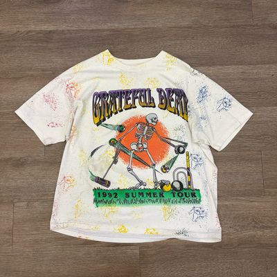 VINTAGE 1992 GRATEFUL DEAD AOP TEE SIZE XL