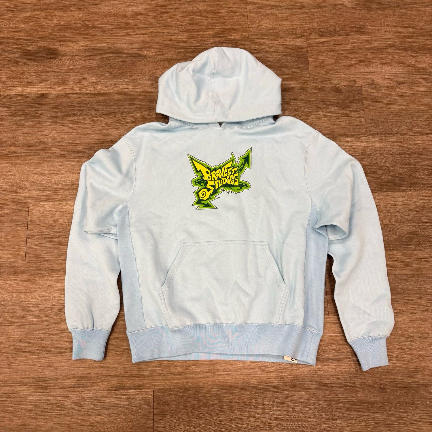 NEW BRAVEST STUDIOS CARTOON HOODIE BLUE