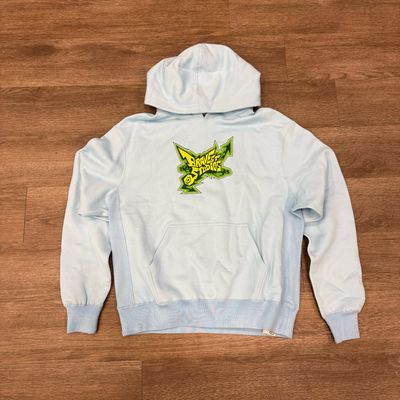 NEW BRAVEST STUDIOS CARTOON HOODIE BLUE