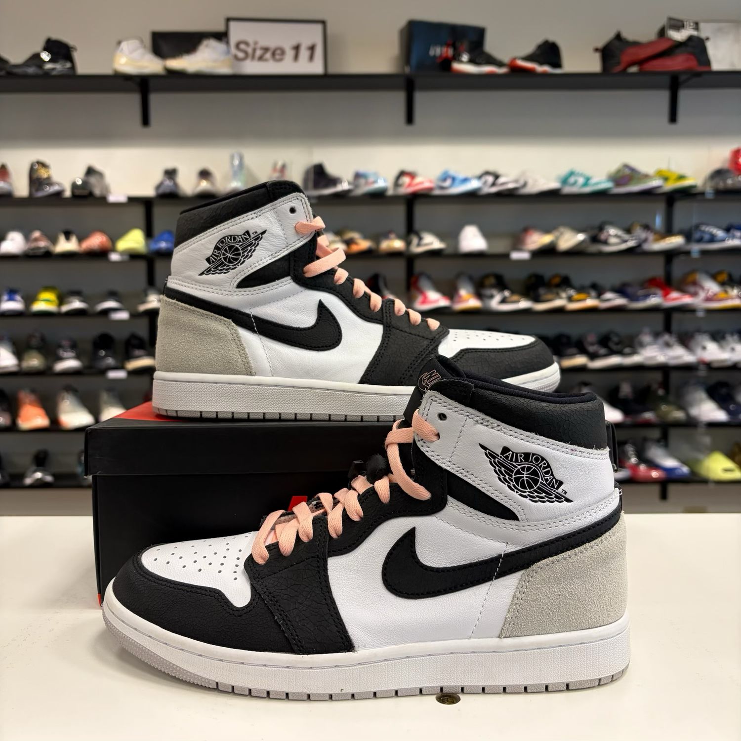 PO AIR JORDAN 1 HIGH BLEACHED CORAL SIZE 9