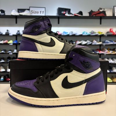 PO AIR JORDAN 1 RETRO HIGH COURT PURPLE SIZE 10.5