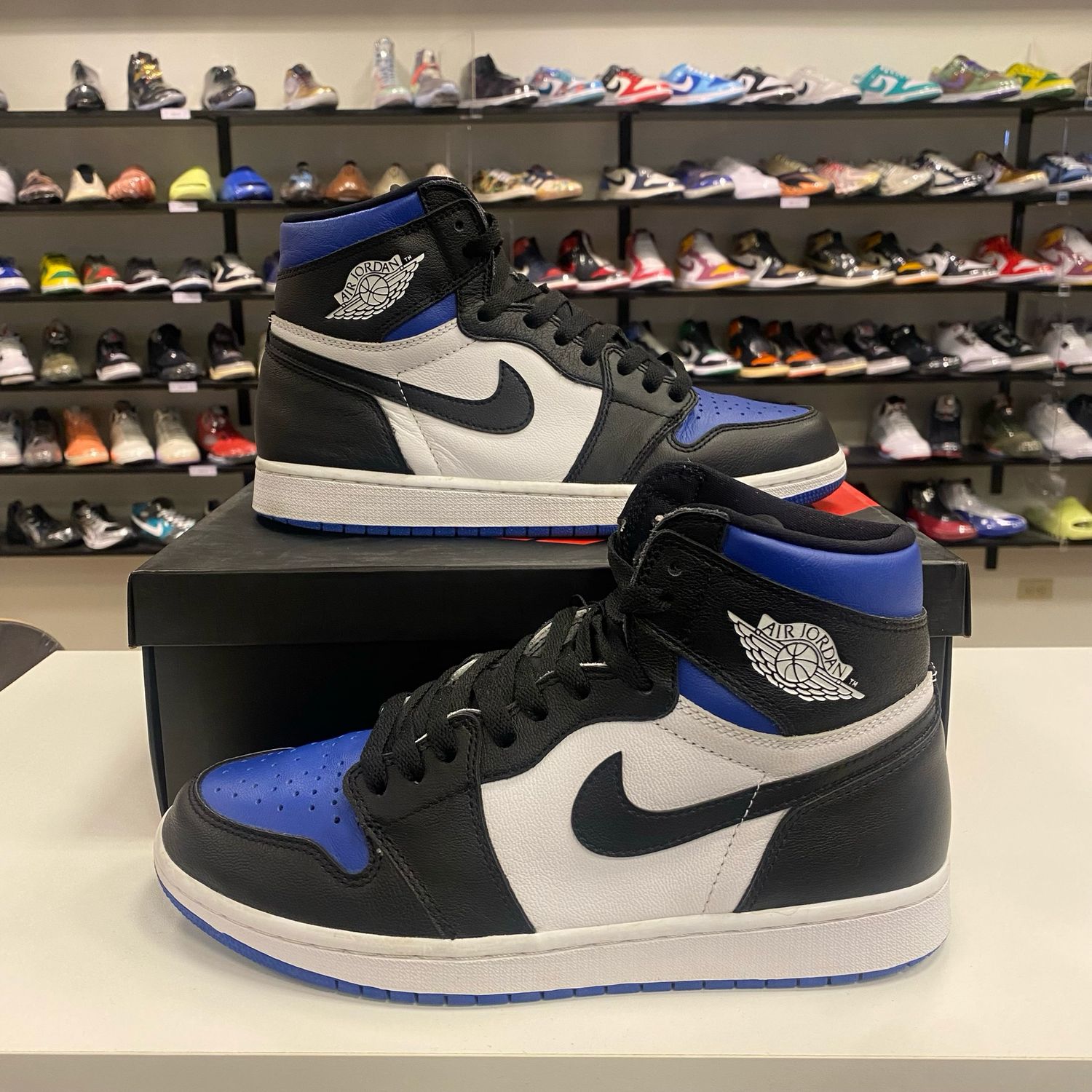 PO2 AIR JORDAN 1 ROYAL TOE SIZE 8.5