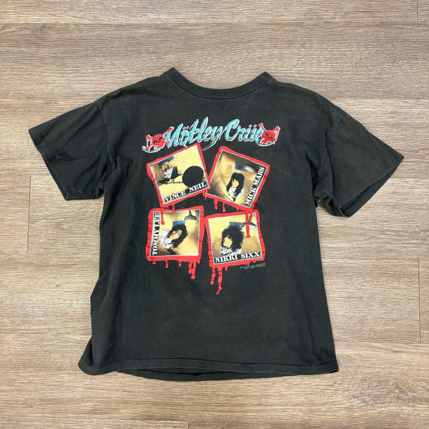 VINTAGE 89 MONTLEY CRUE KICK START MY HEART TEE L FITS M