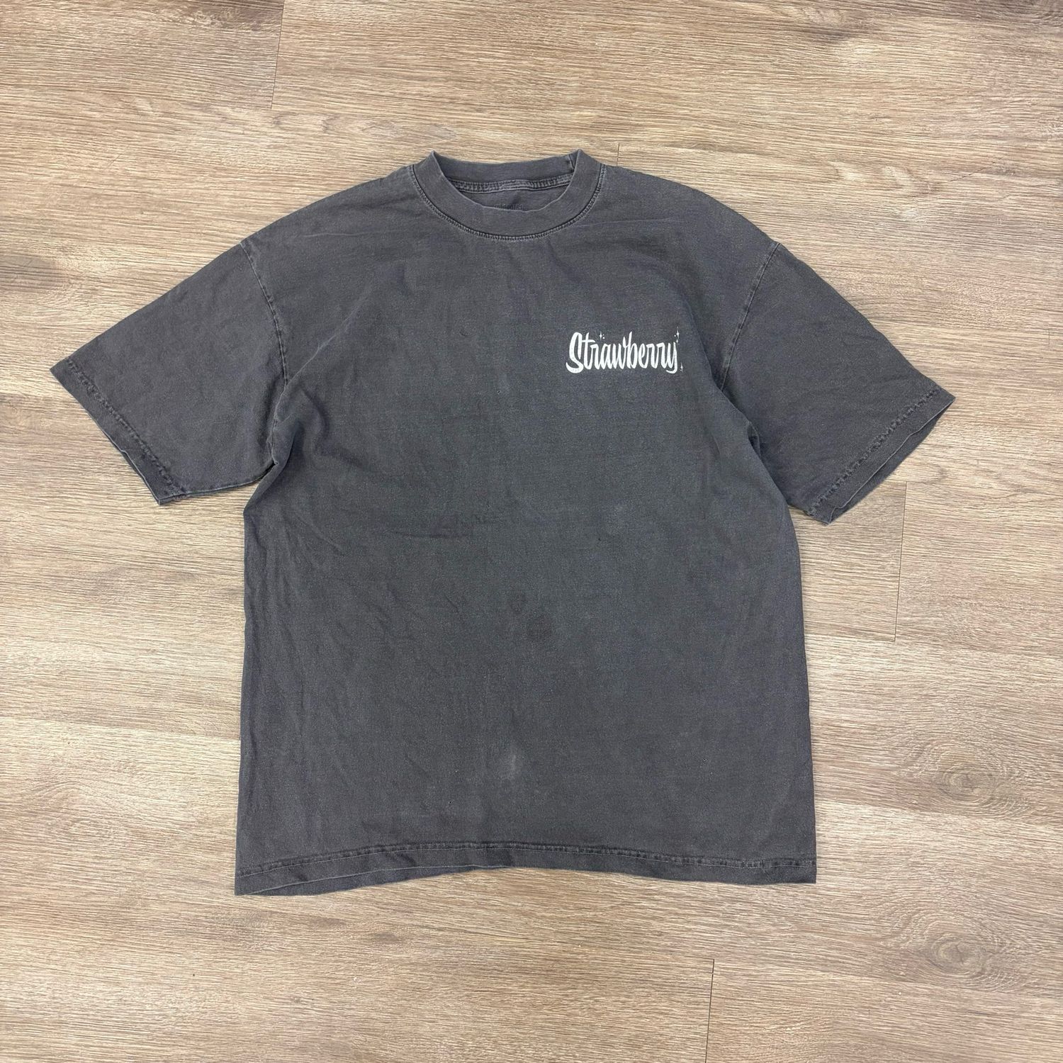 PO STRAWBERRY JAMS T SHIRT VINTAGE BLACK L