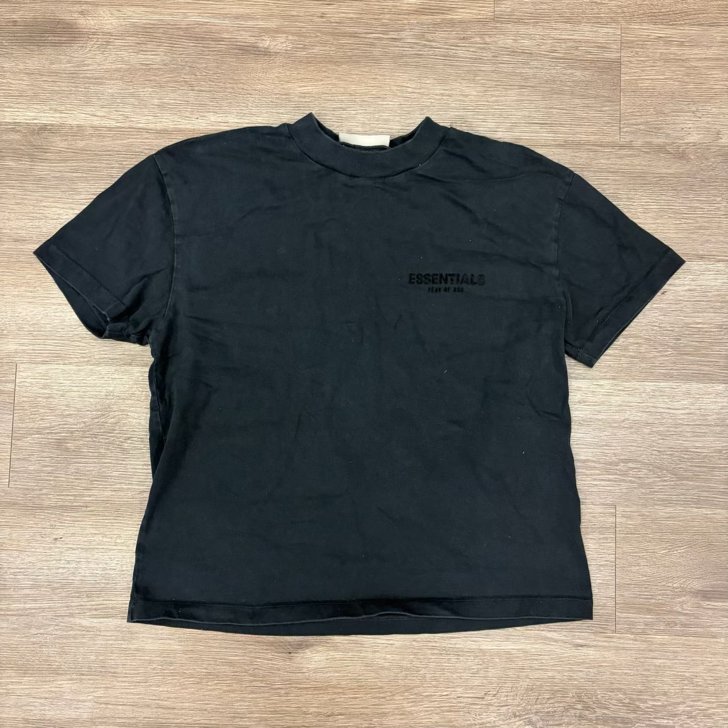 PO ESSENTIALS CLASSIC FIT TEE STRETCH LIMO / BLACK SIZE S