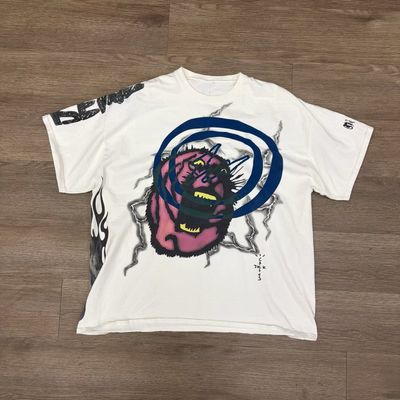 PO TRAVIS SCOTT CACTUS JACK FOR FRAGMENT SUNRISE TEE WHITE SIZE XL