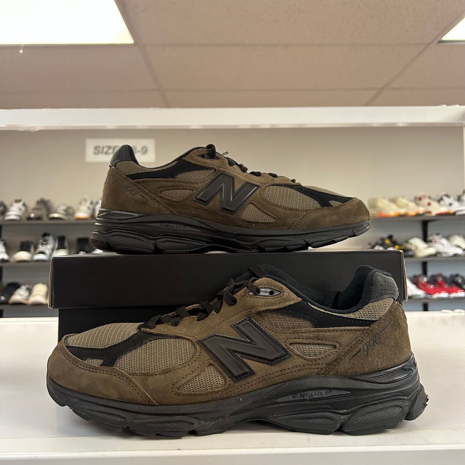 PO NEW BALANCE 990V3 MIUSA JJJJOUND BROWN BLACK (SX) SIZE 11
