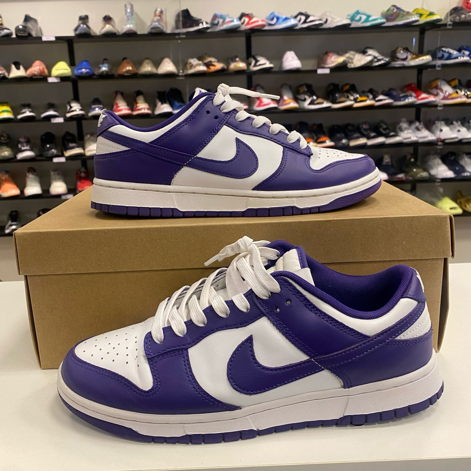 PO NB  NIKE DUNK LOW CHAMPIONSHIP COURT PURPLE SIZE 9