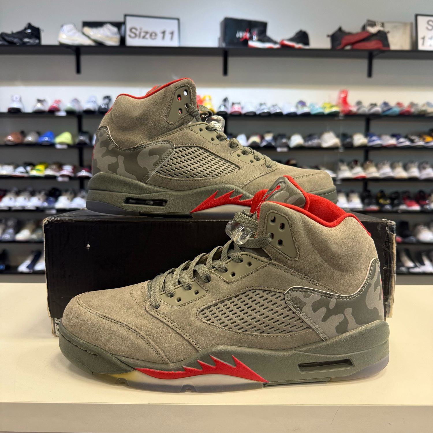 NEW AIR JORDAN 5 RETRO P51 CAMO (SX)