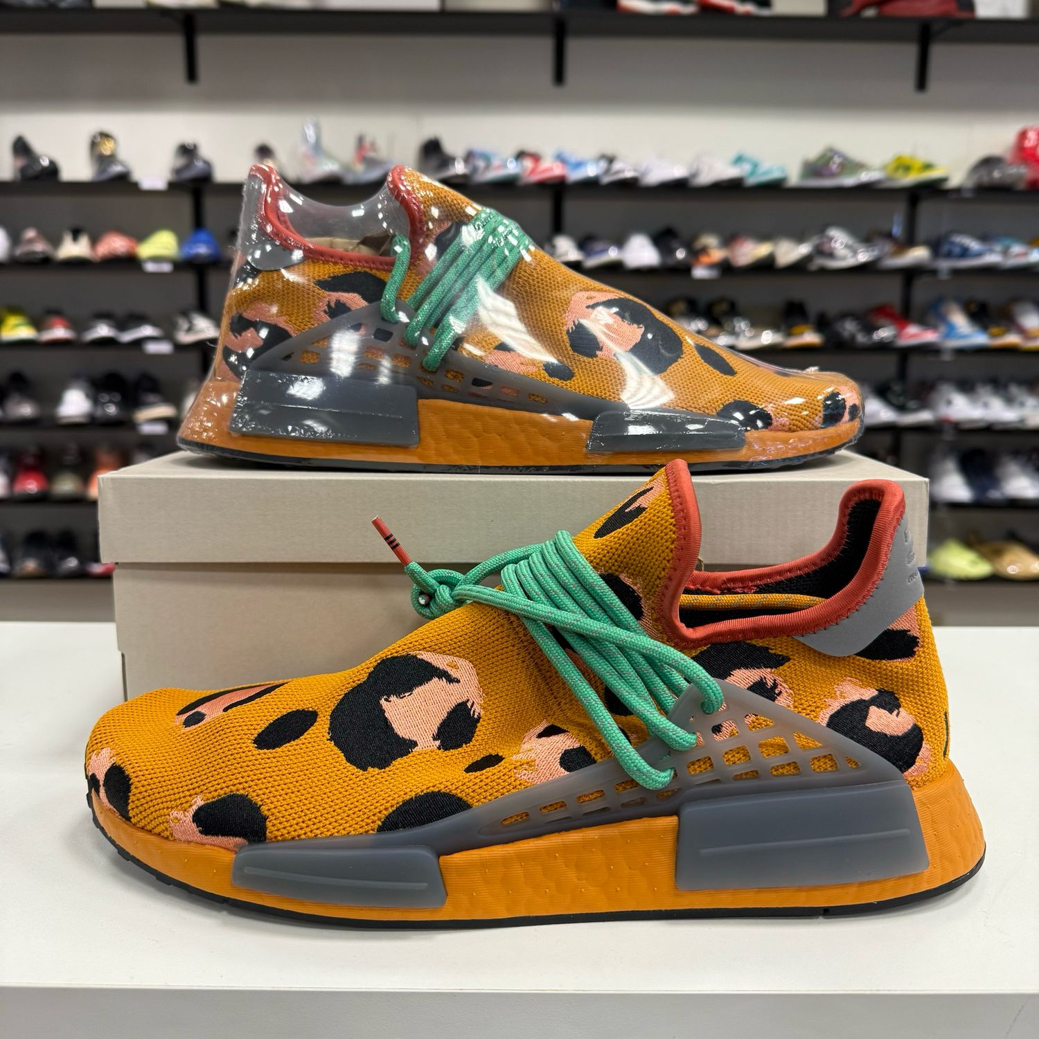 NEW ADIDAS NMD HU ANIMAL PRINT