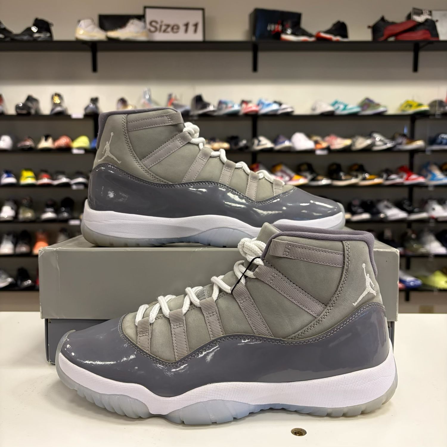 PO2 AIR JORDAN 11 COOL GREY SIZE 10.5