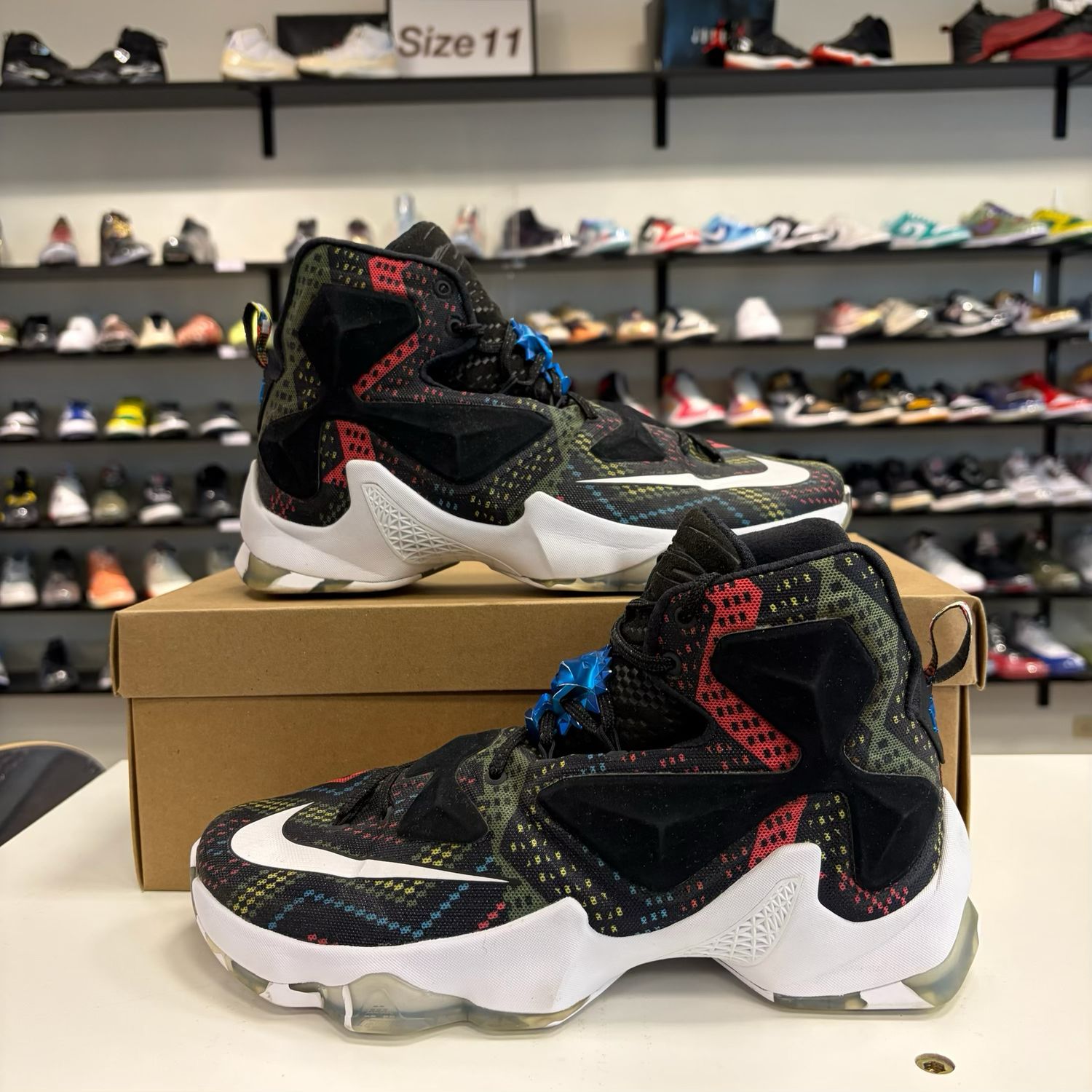 PO NB NIKE LEBRON 13 BLACK HISTORY MONTH SIZE 9