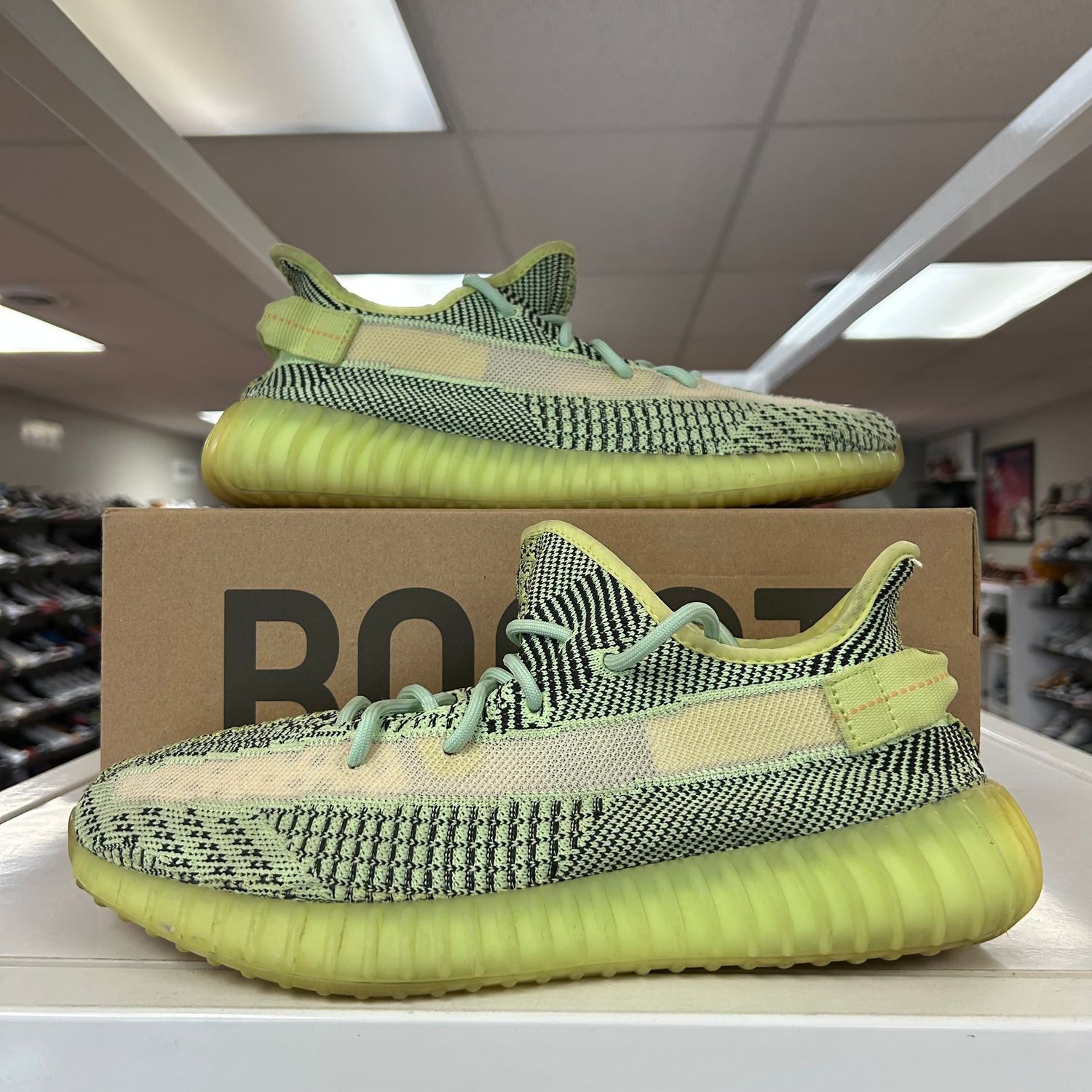 PO2 ADIDAS YEEZY BOOST 350 V2 YEEZREEL (NON-REFLECTIVE) SIZE 11