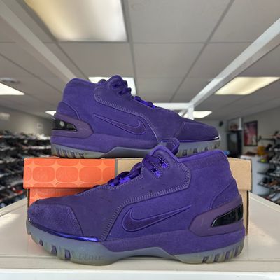 PO2 NIKE AIR ZOOM GENERATION COURT PURPLE SUEDE SX SIZE 8