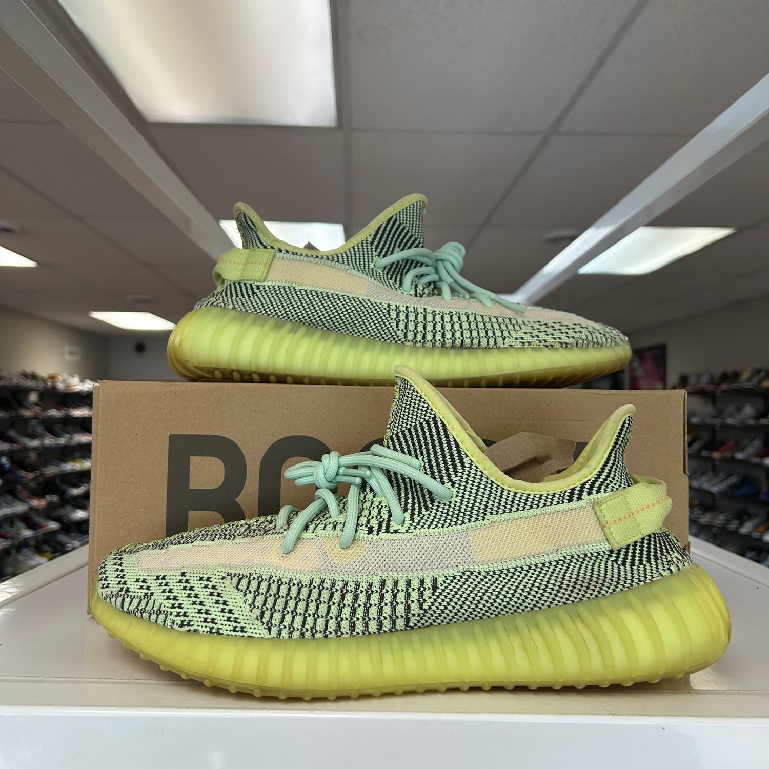 PO ADIDAS YEEZY BOOST 350 V2 YEEZREEL (NON-REFLECTIVE) EB SIZE 12