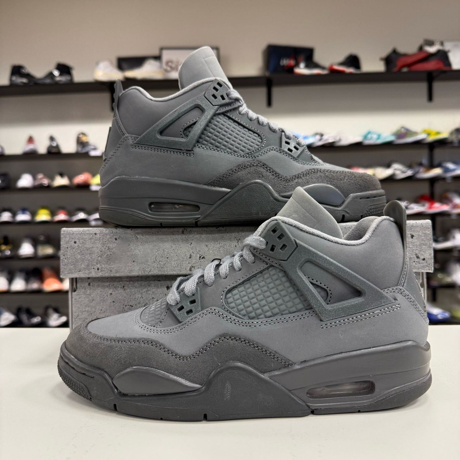 PO AIR JORDAN 4 RETRO SE PARIS OLYMPICS WET CEMENT (GS) SIZE 6.5Y