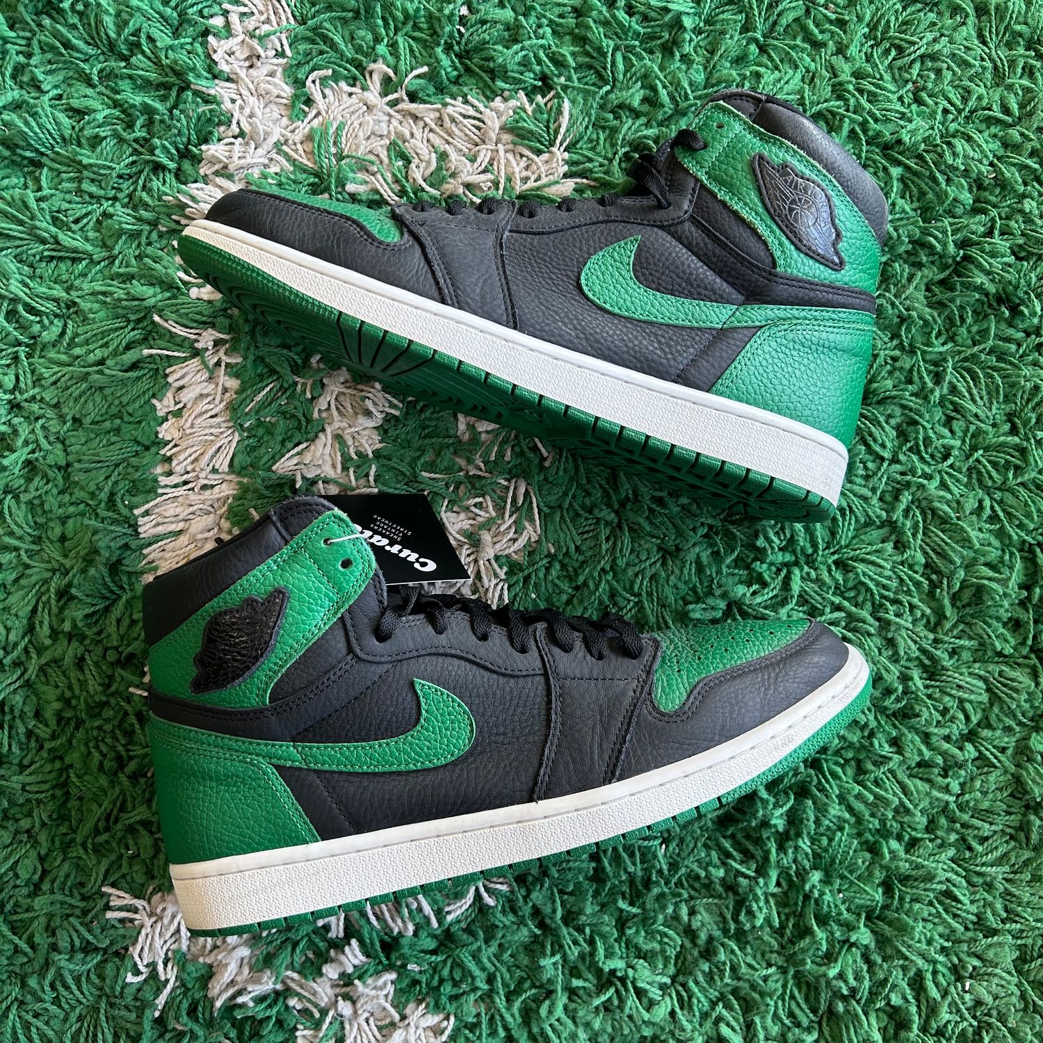 PO NB AIR JORDAN 1 PINE GREEN BLACK SIZE 12