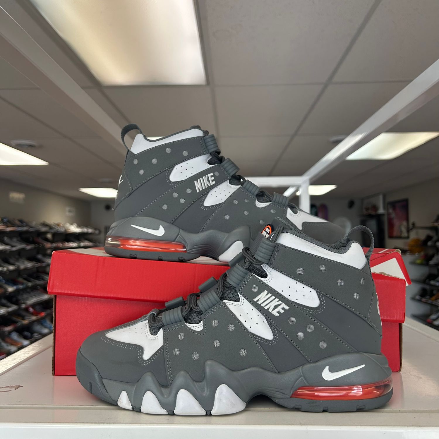 PO NIKE AIR MAX 2 CB 94 COOL GREY WHITE SIZE 10