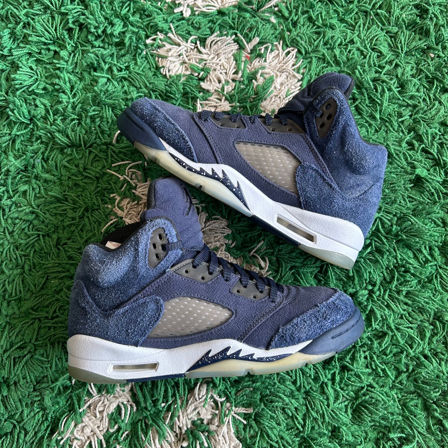 PO NB (NO INSOLES) AIR JORDAN 5 RETRO GEORGETOWN (2023) Sx SIZE 6.5Y