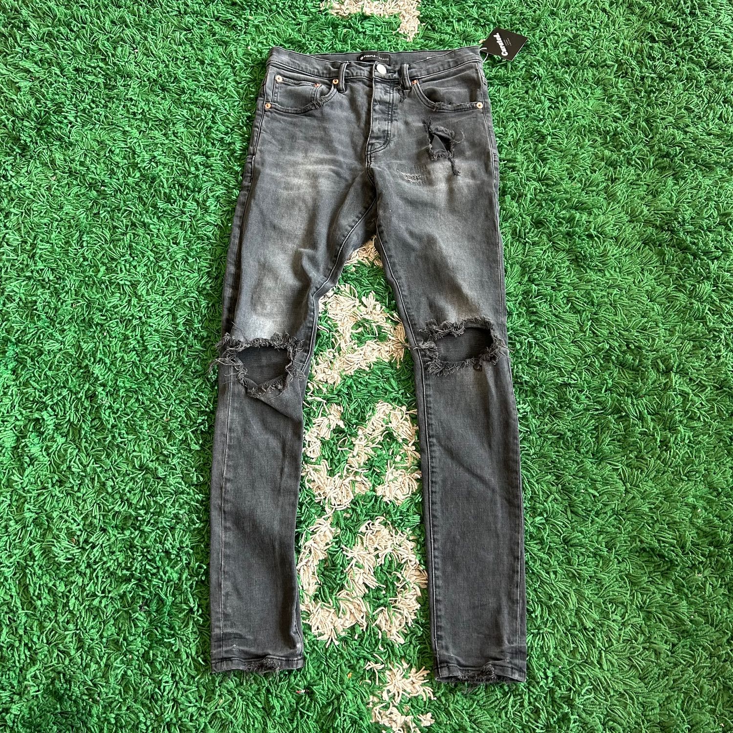 PO PURPLE JEANS BLACK SIZE 29