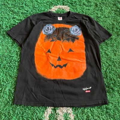 PO SUPREME YOHJI YAMAMOTO PUMPKIN TEE BLACK SIZE M