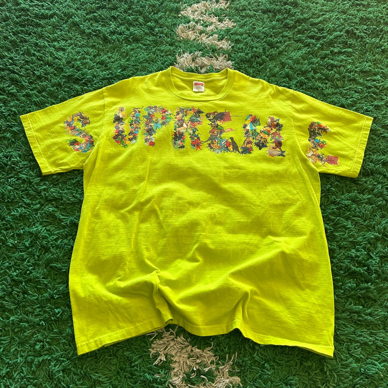 PO SUPREME TOY PILE TEE LIGHT GREEN SIZE XL