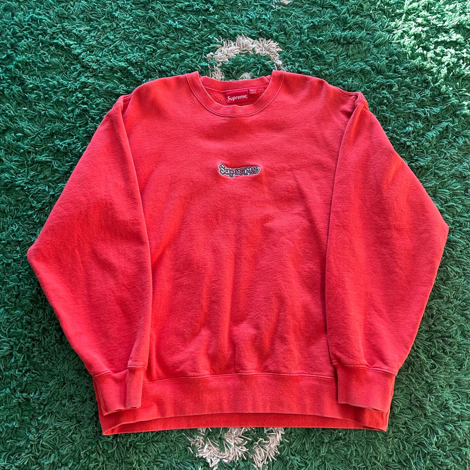 PO SUPREME GONZ CREWNECK RED SIZE XL