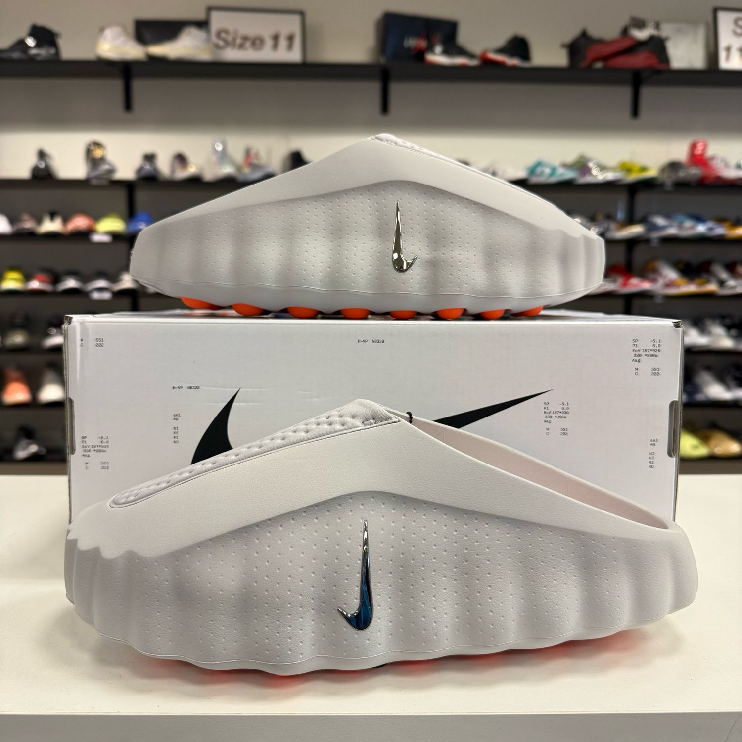 NEW NIKE MIND 001 SLIDE LIGHT SMOKE GREY