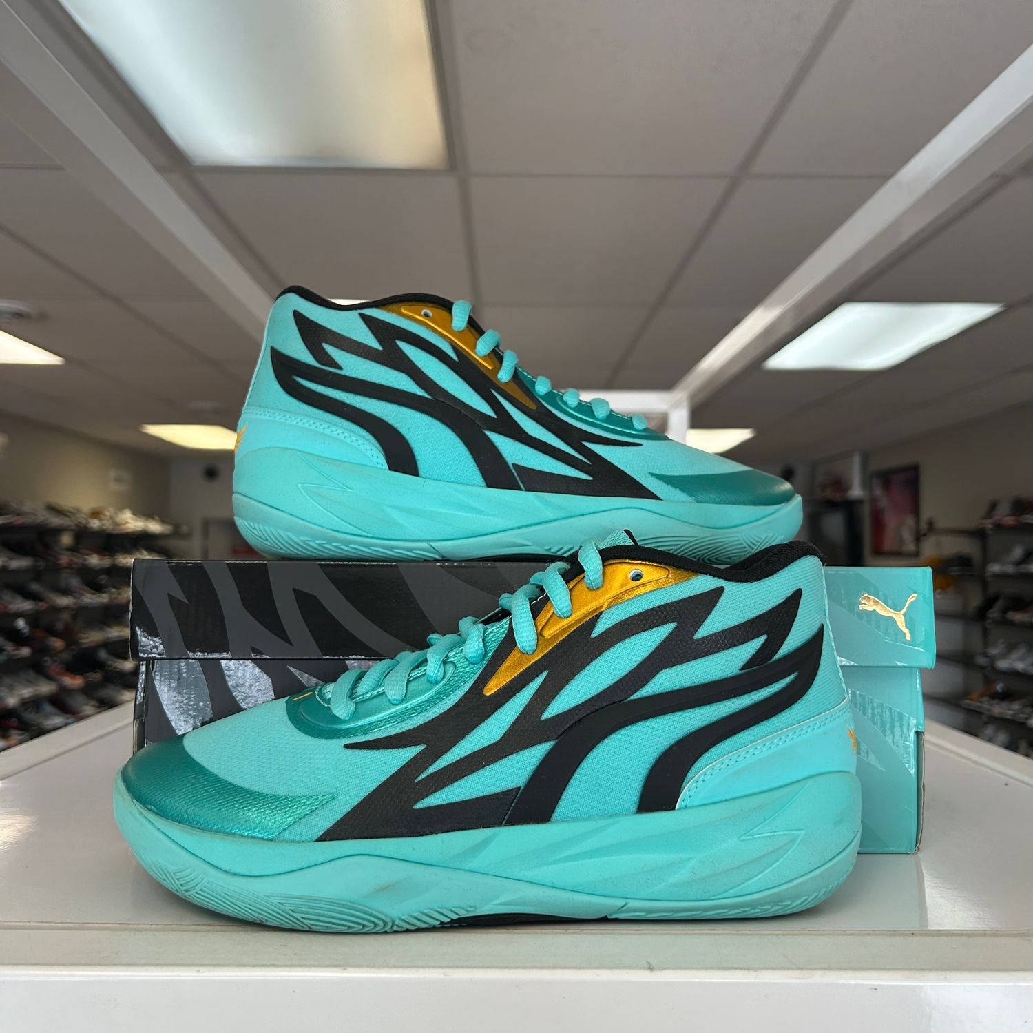 PO PUMA LAMELO BALL MB.02 HONEYCOMB (GS) EB SIZE 6Y