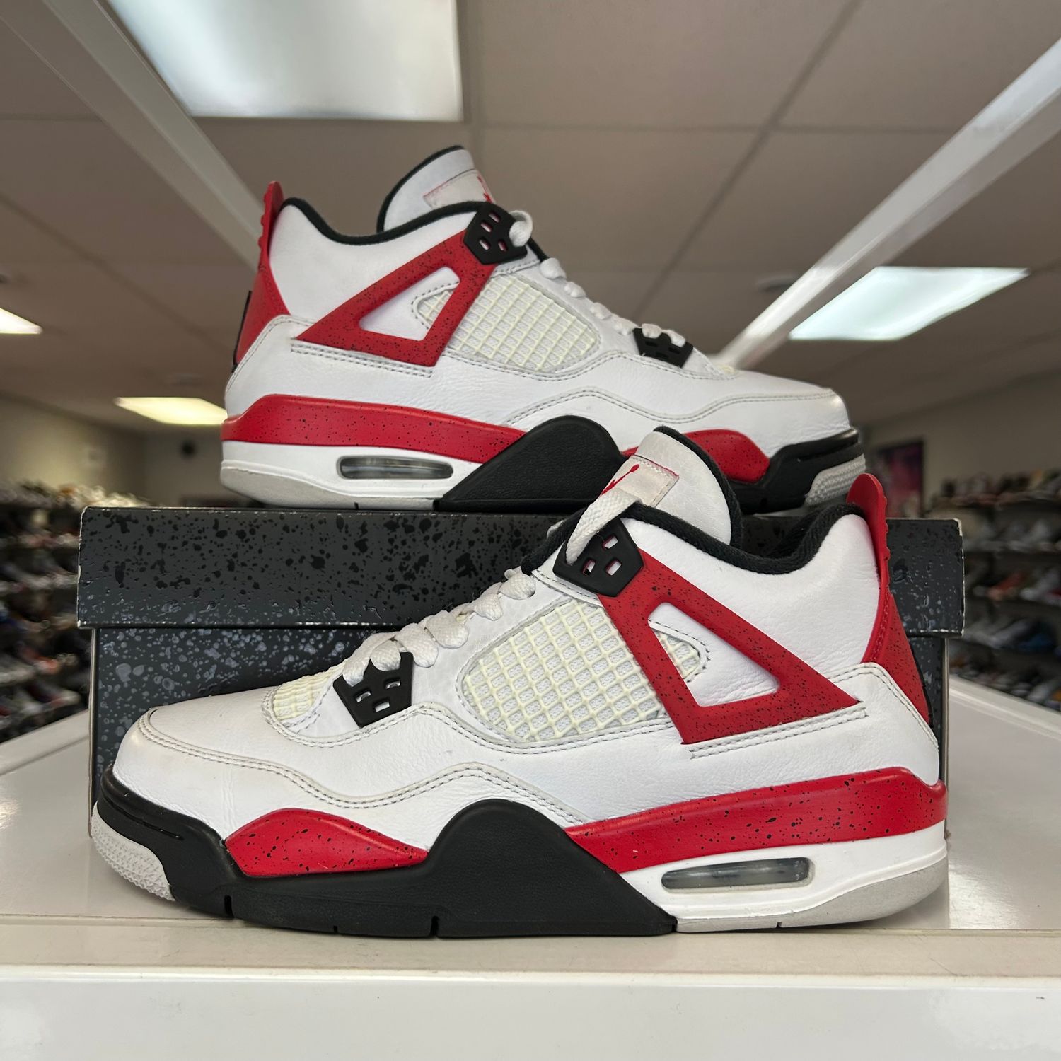 PO AIR JORDAN 4 RED CEMENT EB SIZE 6Y