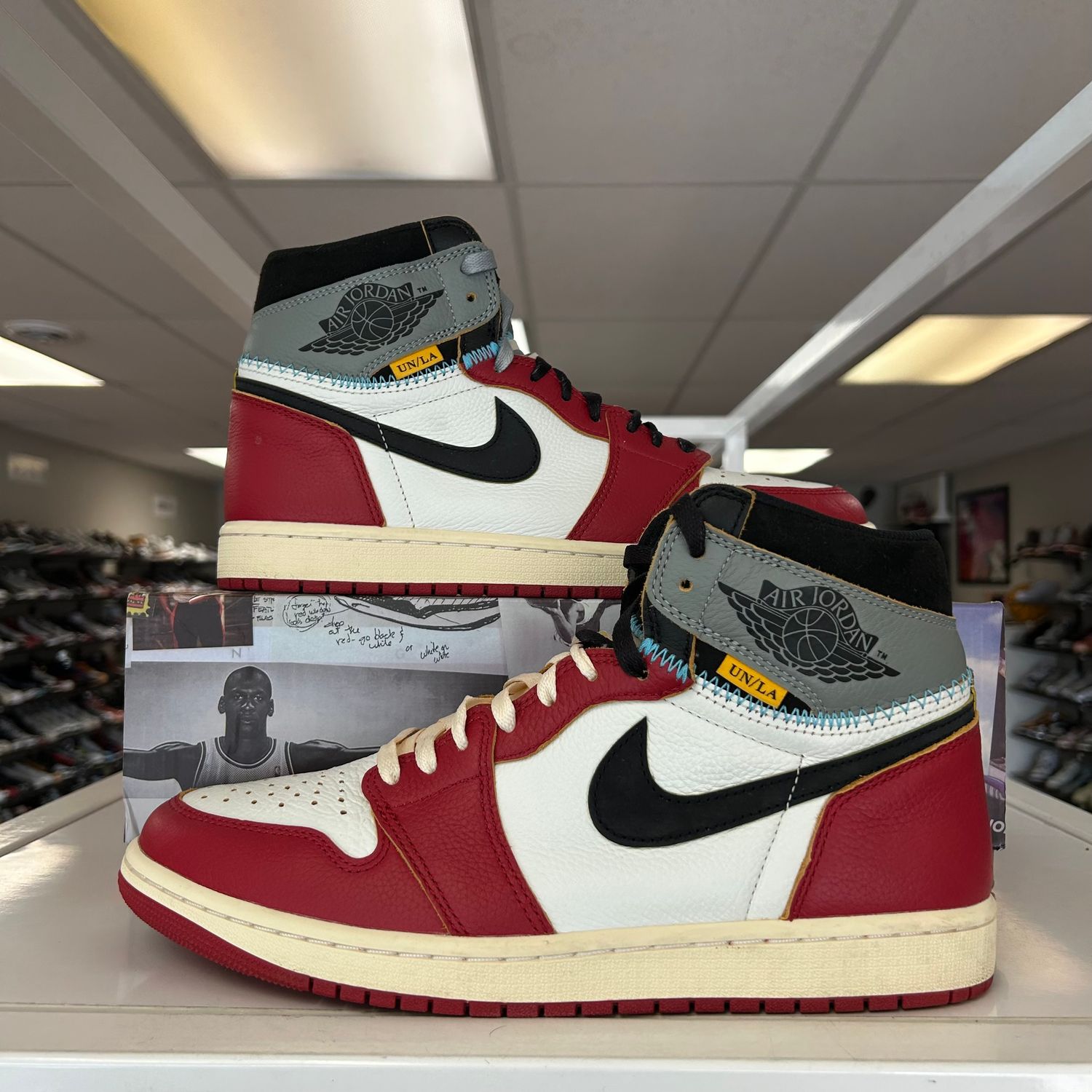 PO AIR JORDAN 1 RETRO HIGH OG SP UNION LA CHICAGO SHADOW SIZE 11