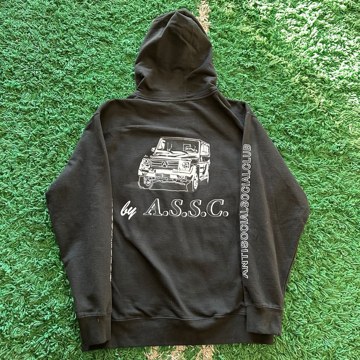 PO ANTI SOCIAL SOCIAL G-WAGON HOODIE BLACK SIZE L